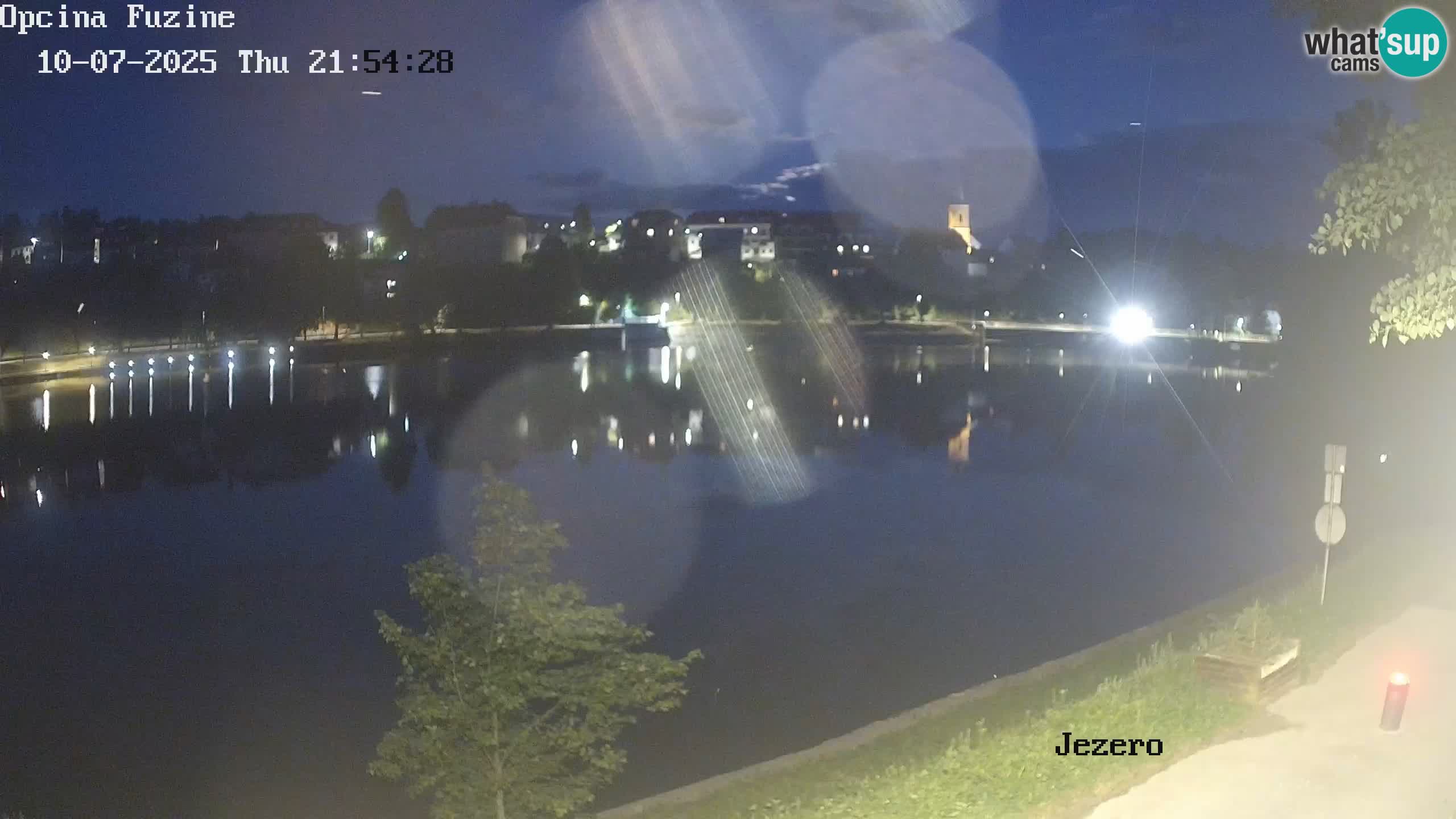 Bajersko Jezero web kamera Fužine