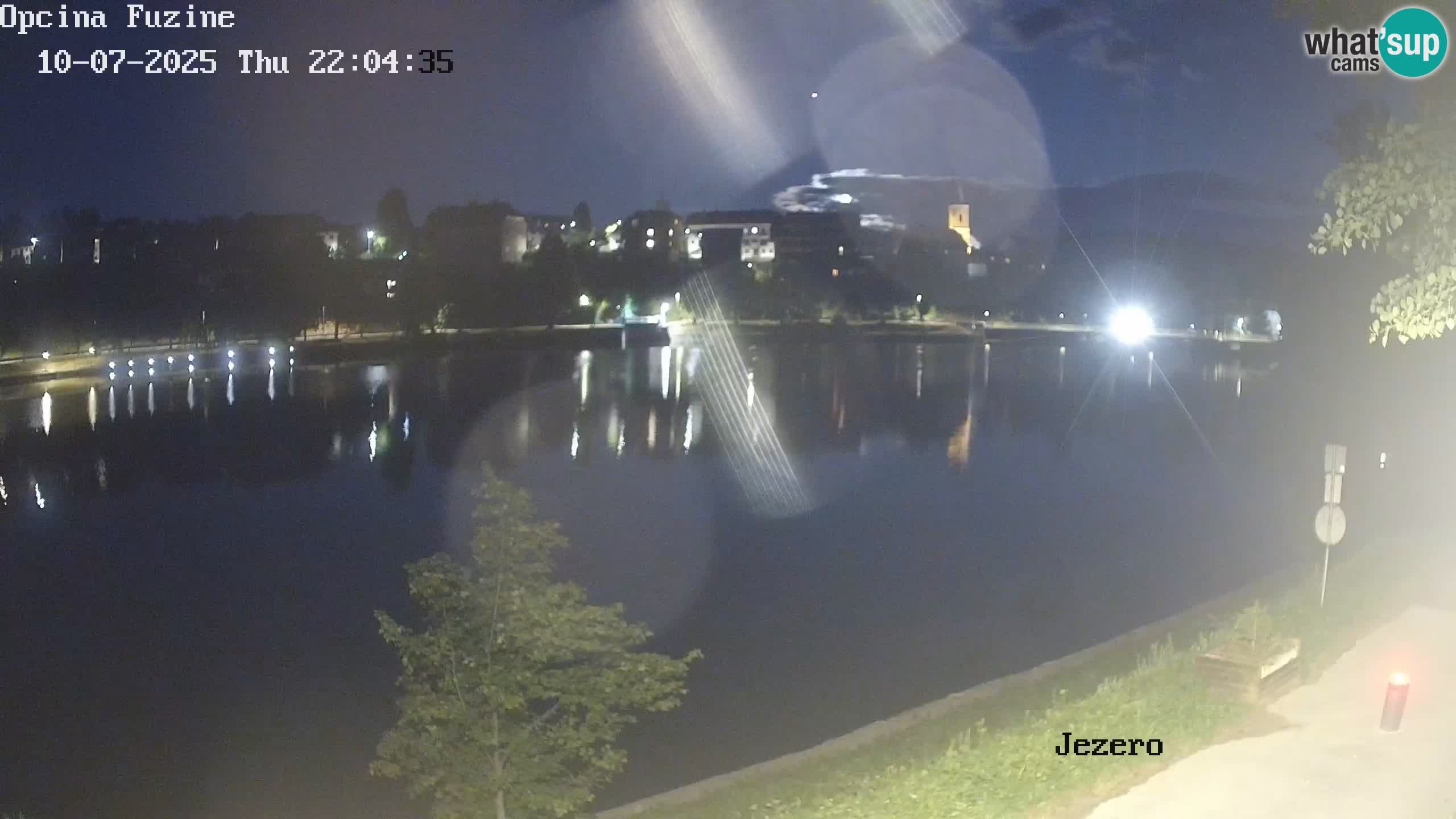 LIVE Lake Bajer livecam Bajersko Jezero Fužine