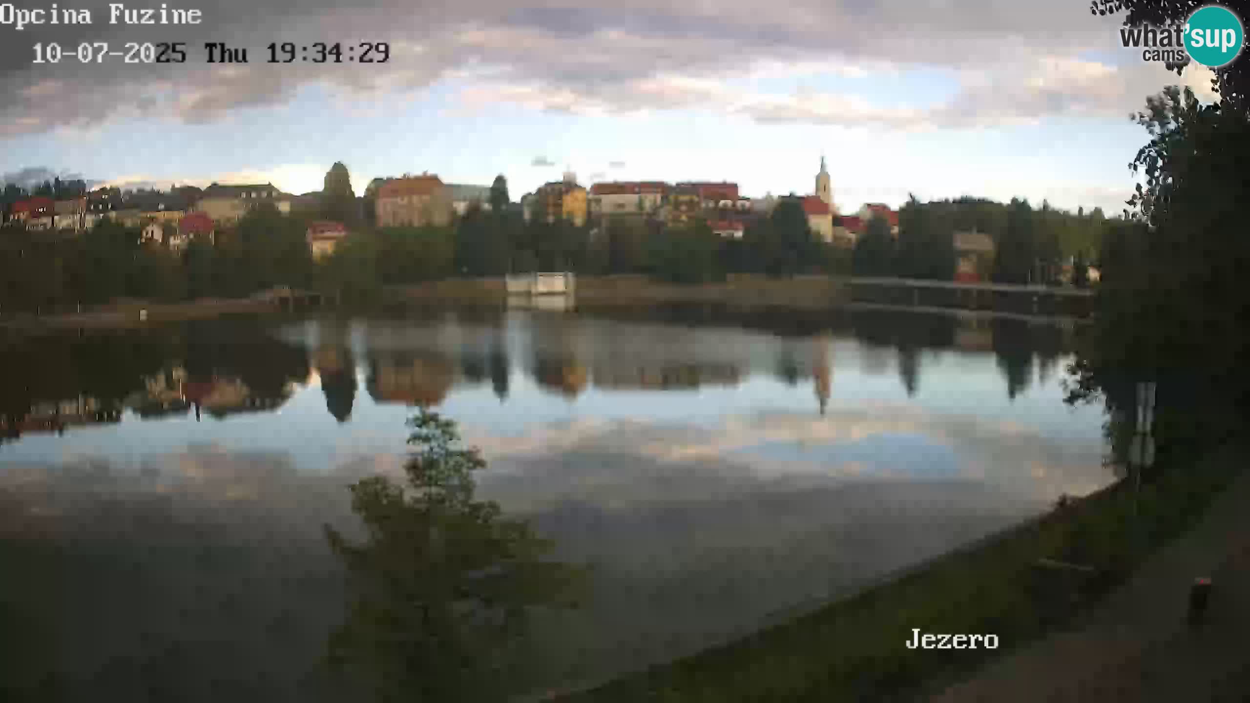 Bajersko Jezero web kamera Fužine