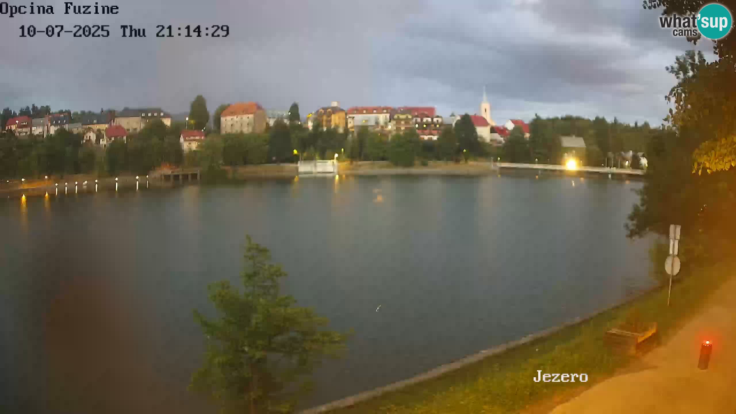 Bajersko Jezero web kamera Fužine