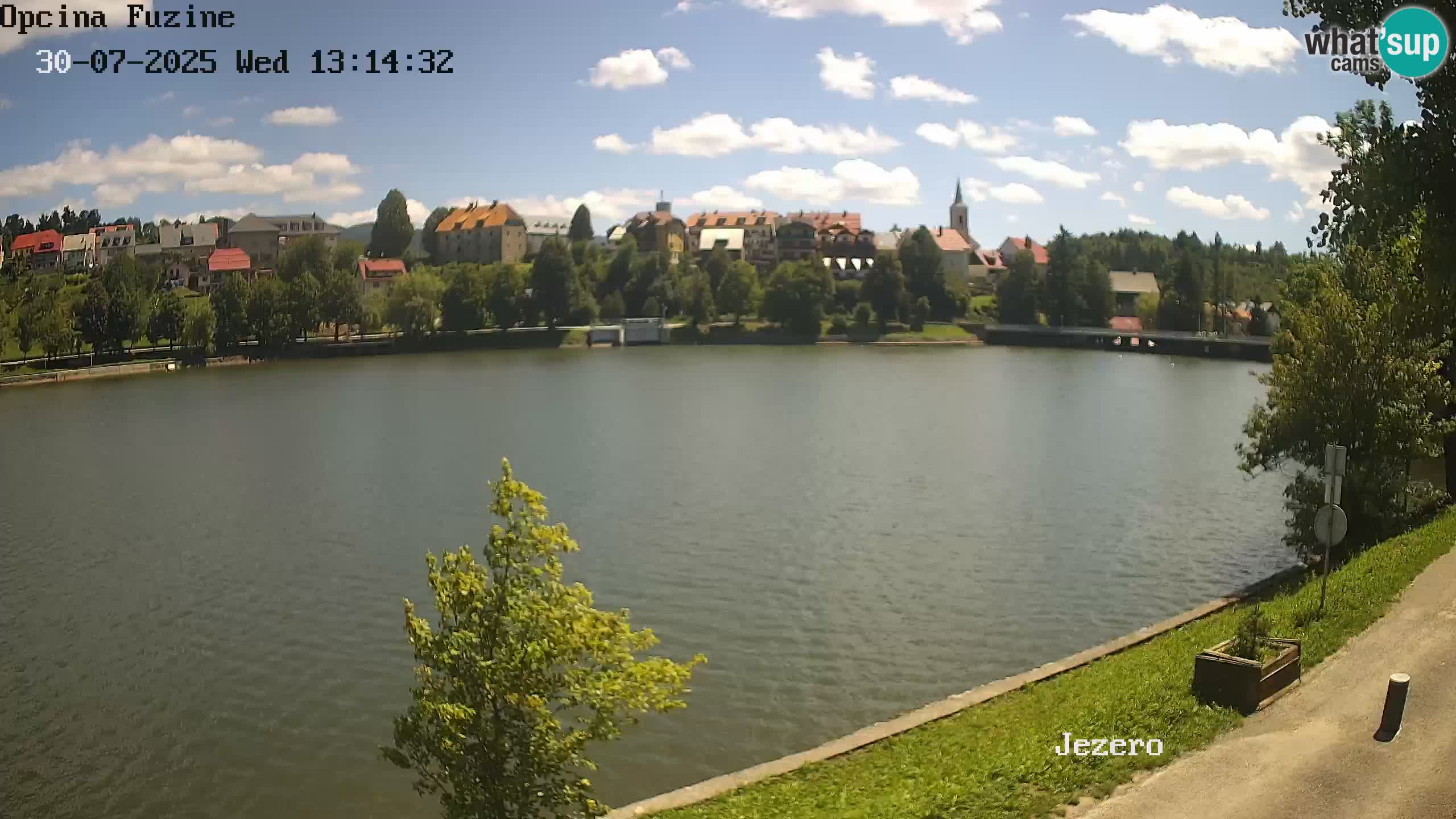 Bajersko Jezero web kamera Fužine