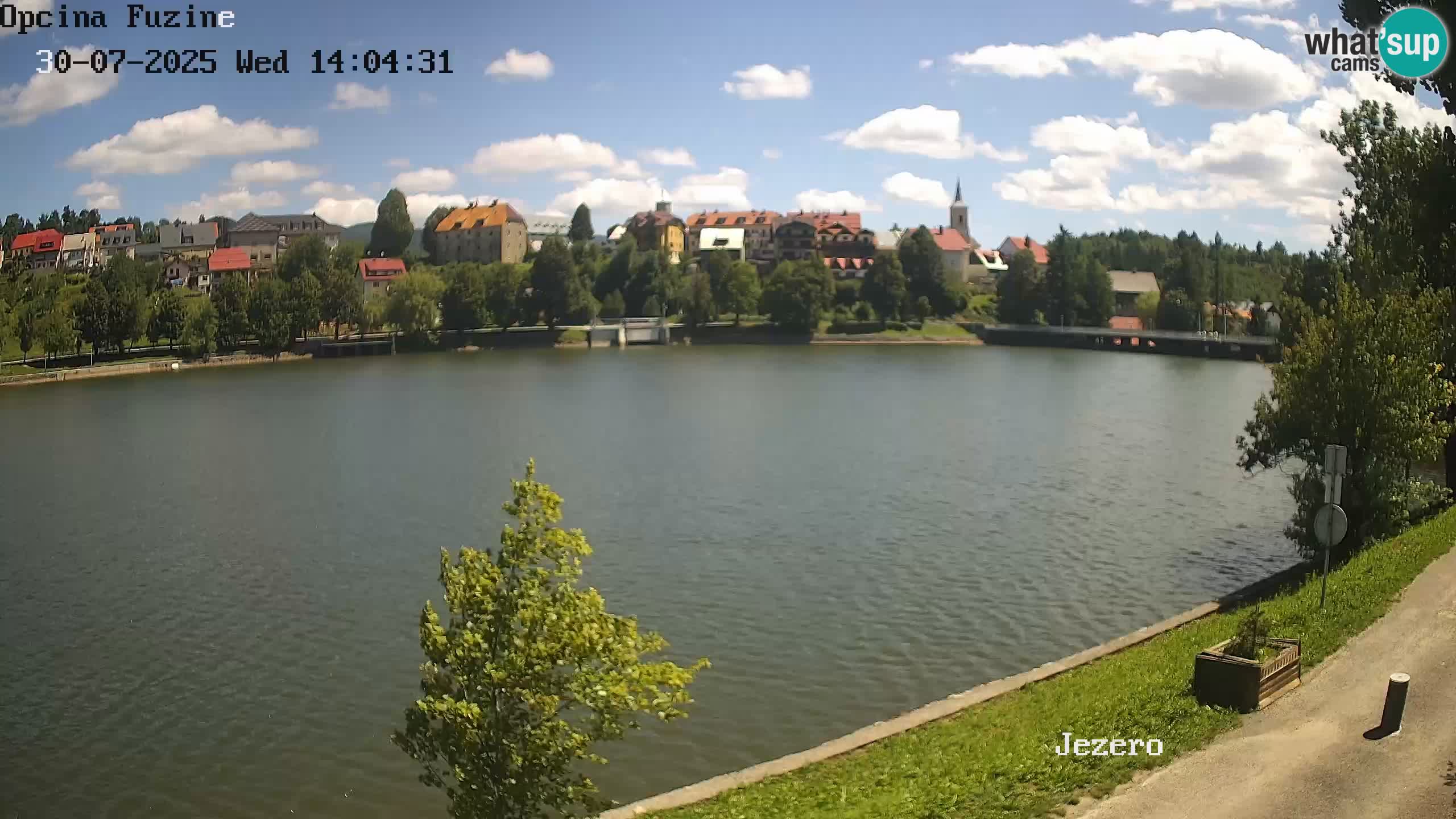 LIVE lago Bajer webcam Bajersko Jezero Fužine