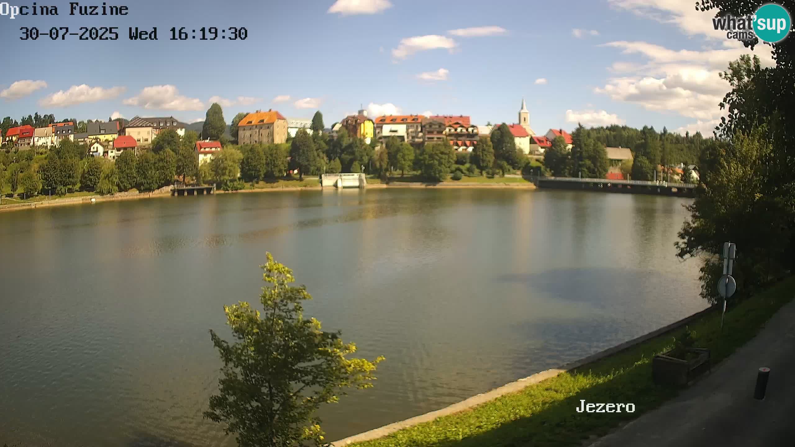 Kamera v živo Bajersko Jezero Fužine