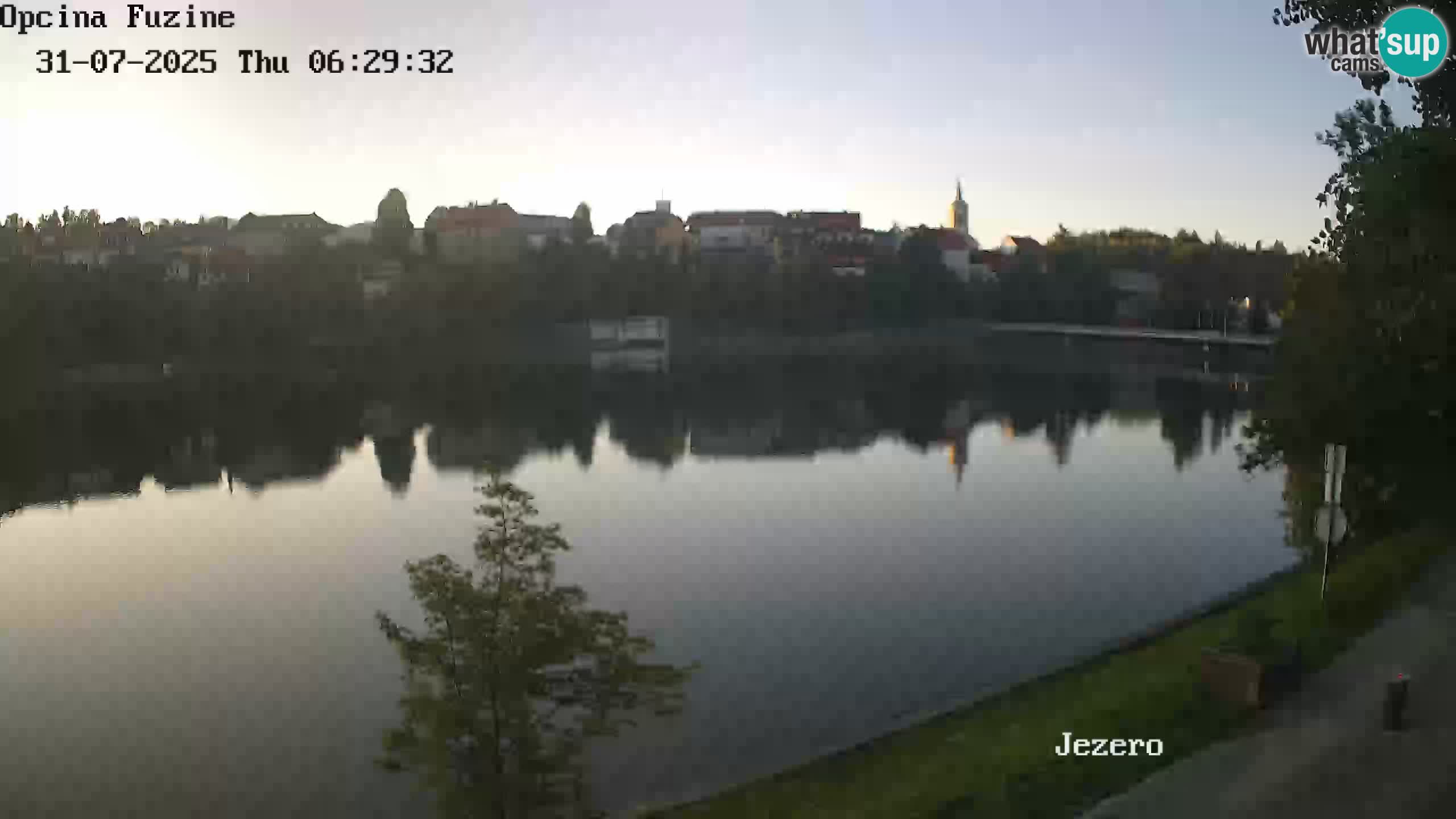 LIVE Lake Bajer livecam Bajersko Jezero Fužine