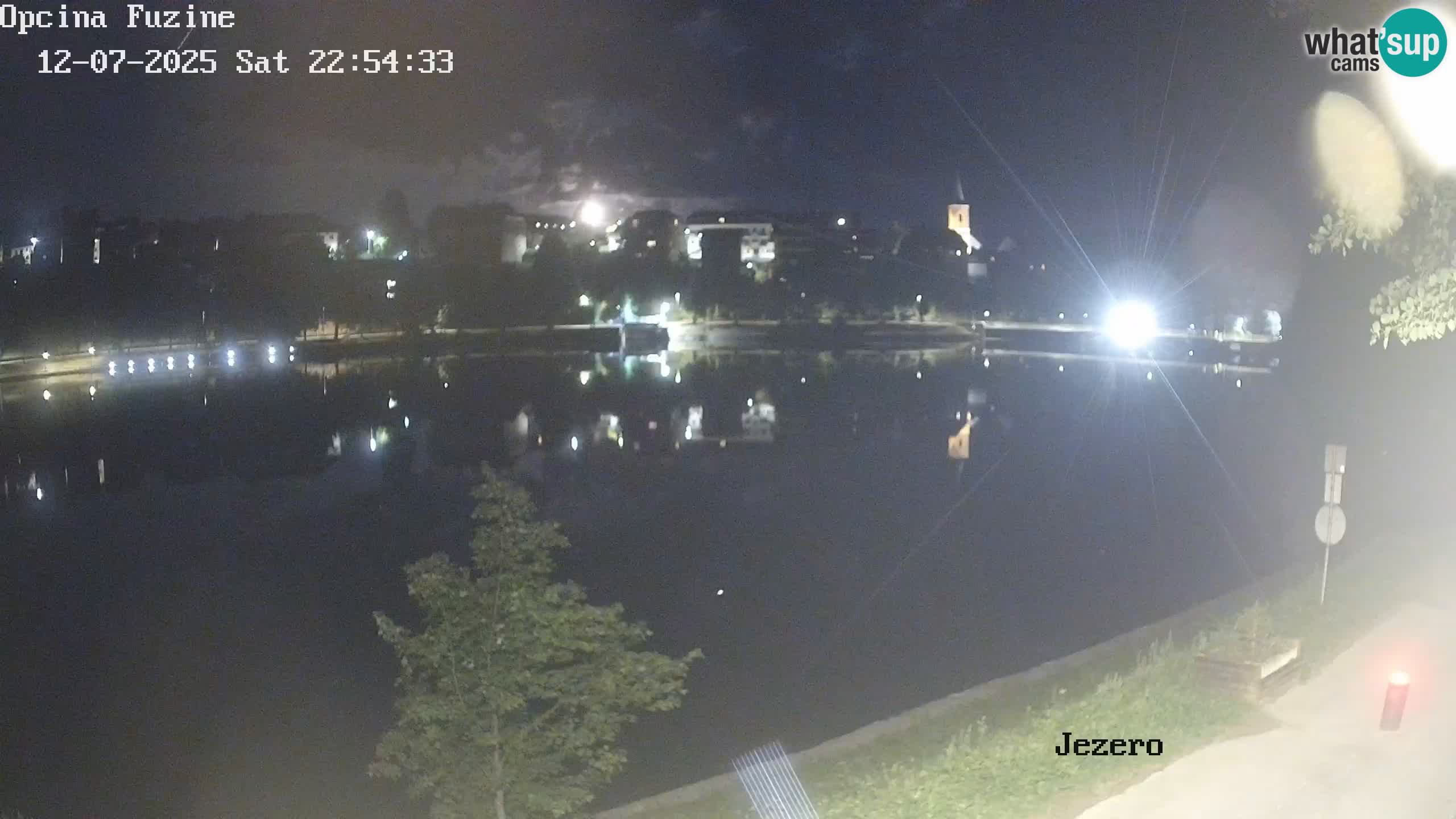 LIVE lago Bajer webcam Bajersko Jezero Fužine
