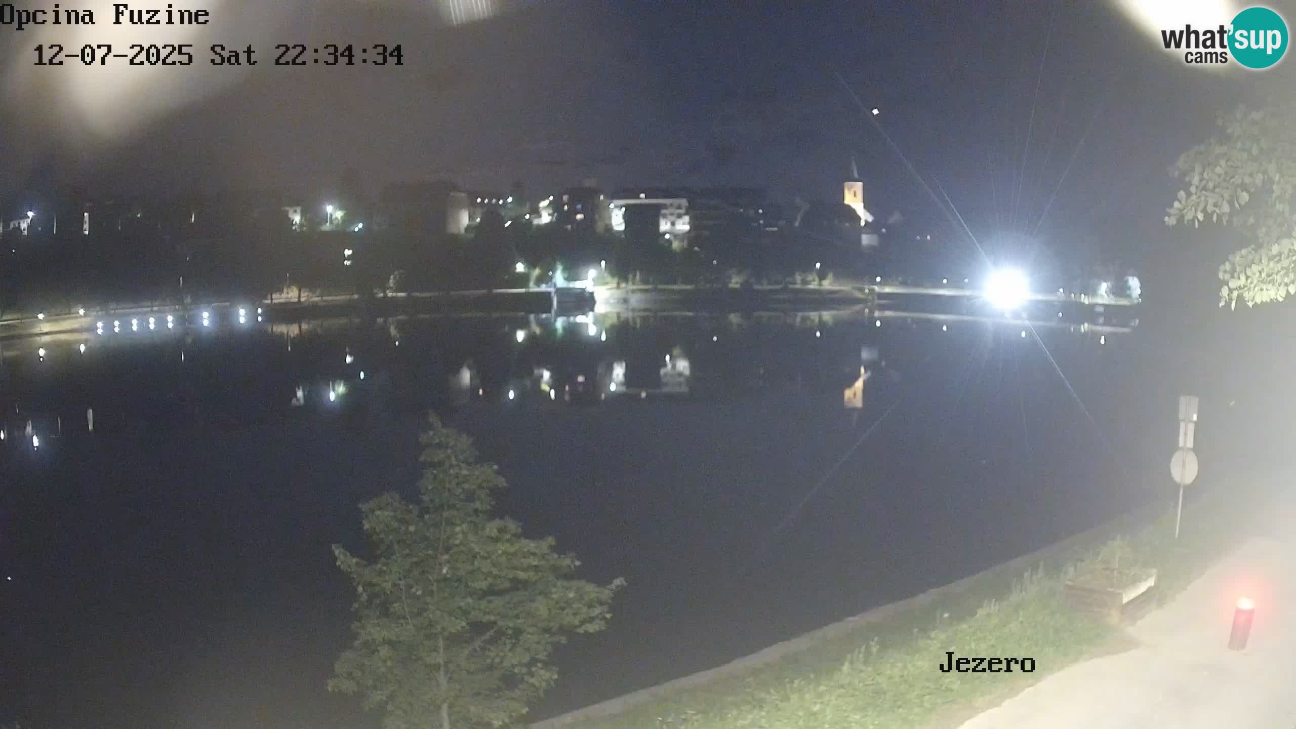 LIVE lago Bajer webcam Bajersko Jezero Fužine