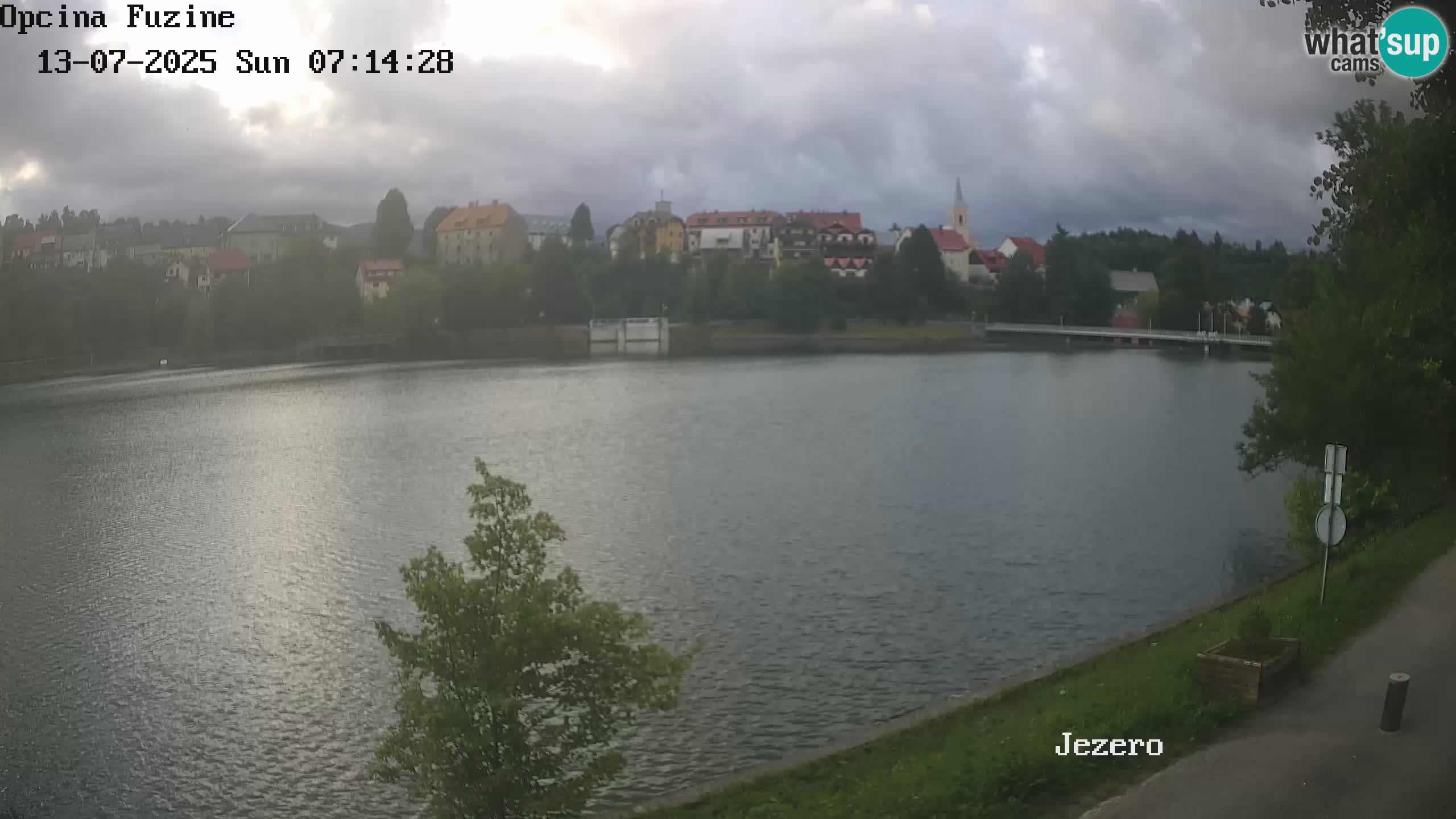 LIVE Lake Bajer livecam Bajersko Jezero Fužine