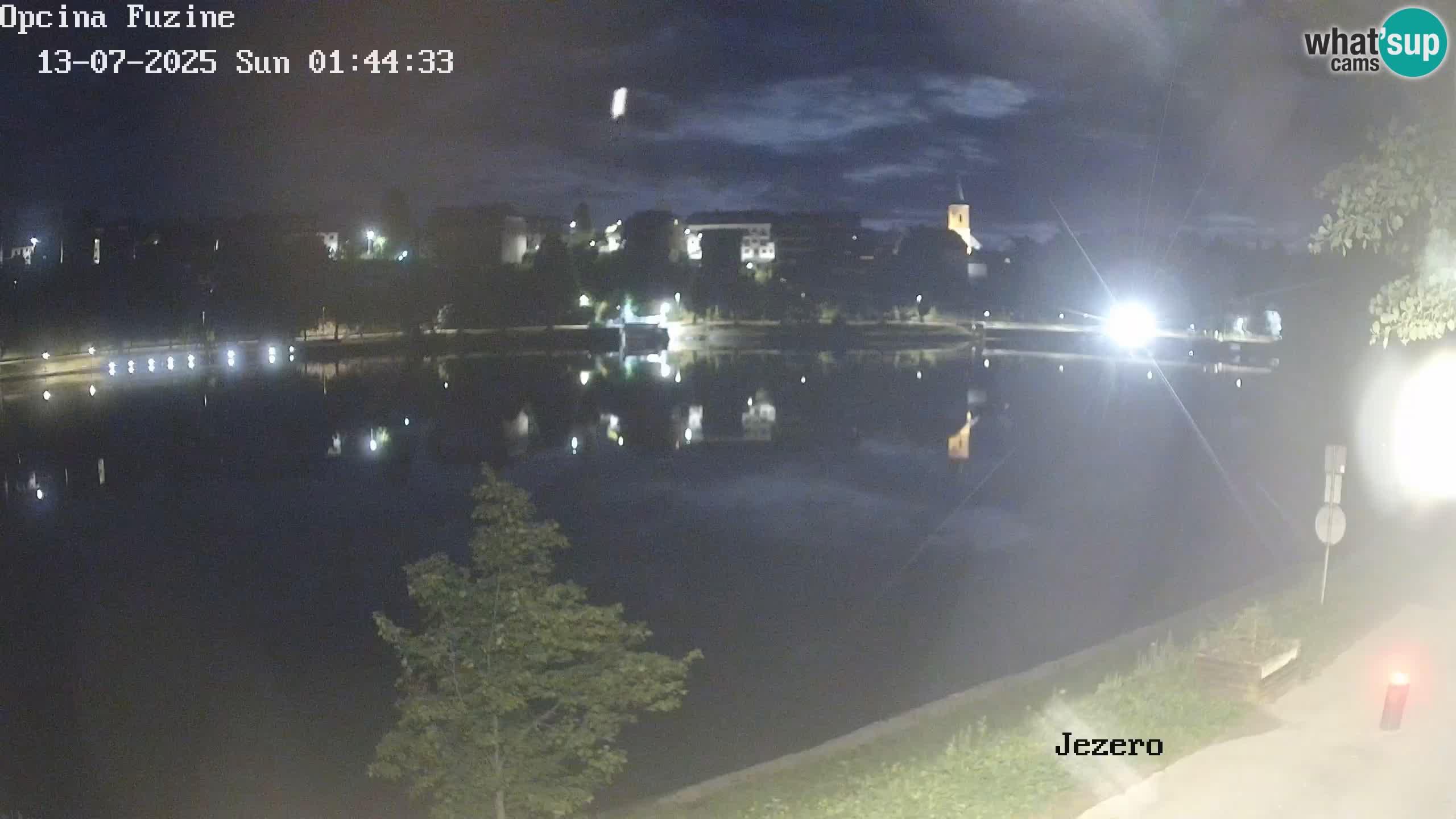 Bajersko Jezero web kamera Fužine