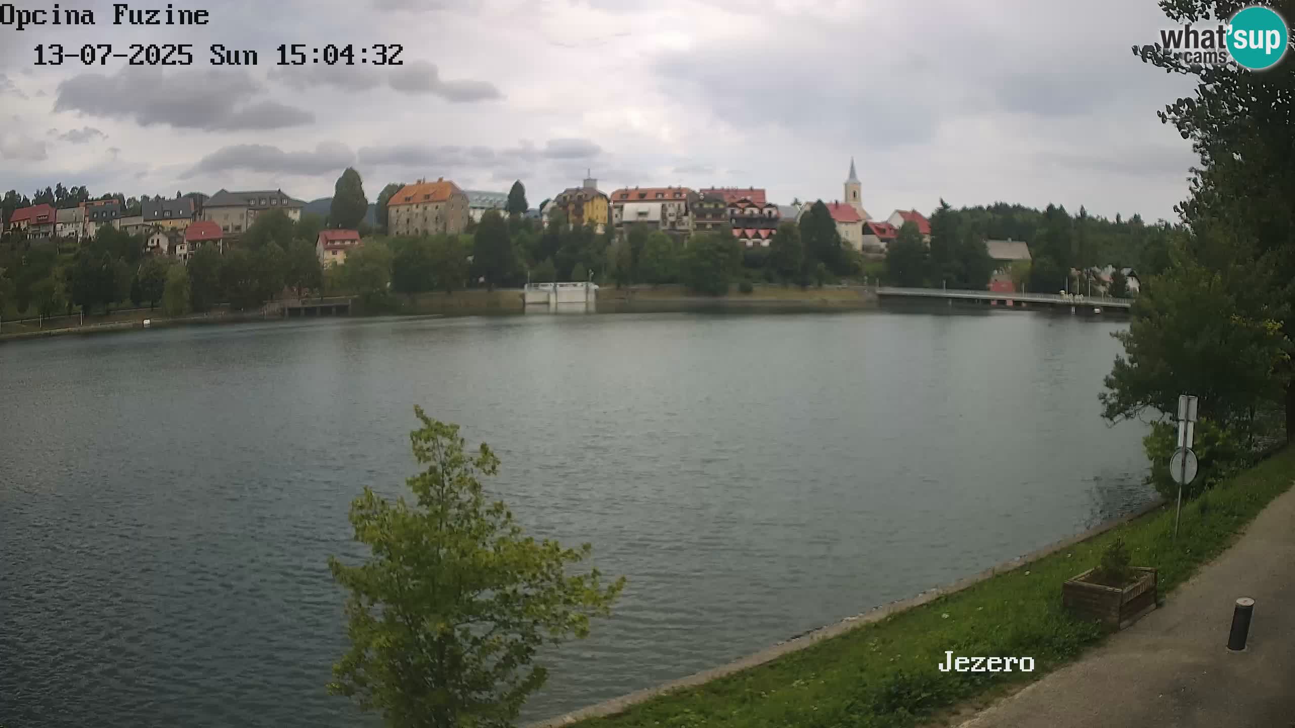 LIVE Lake Bajer livecam Bajersko Jezero Fužine