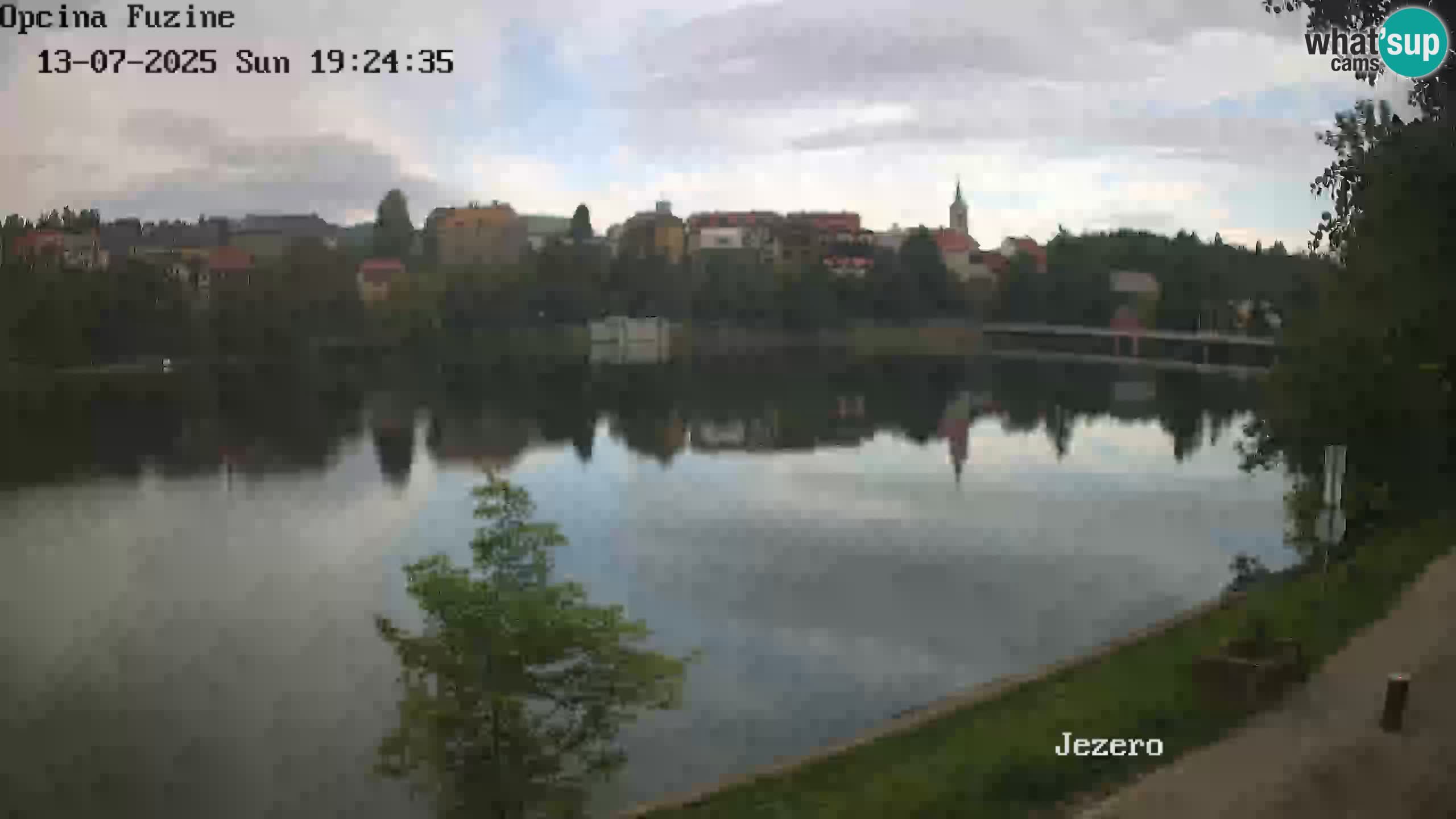 Bajersko Jezero web kamera Fužine