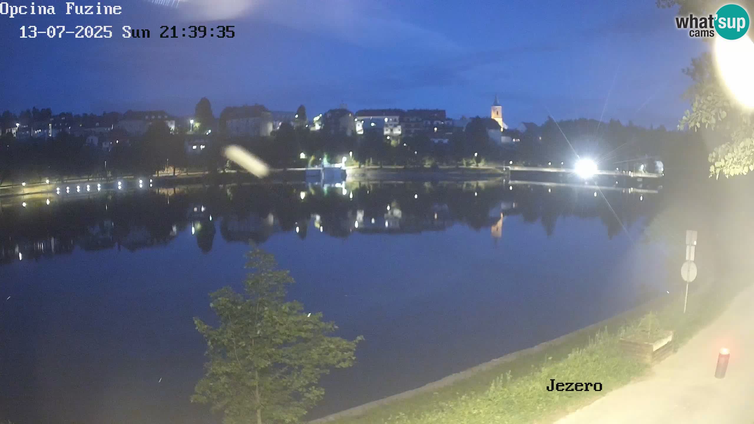 LIVE lago Bajer webcam Bajersko Jezero Fužine