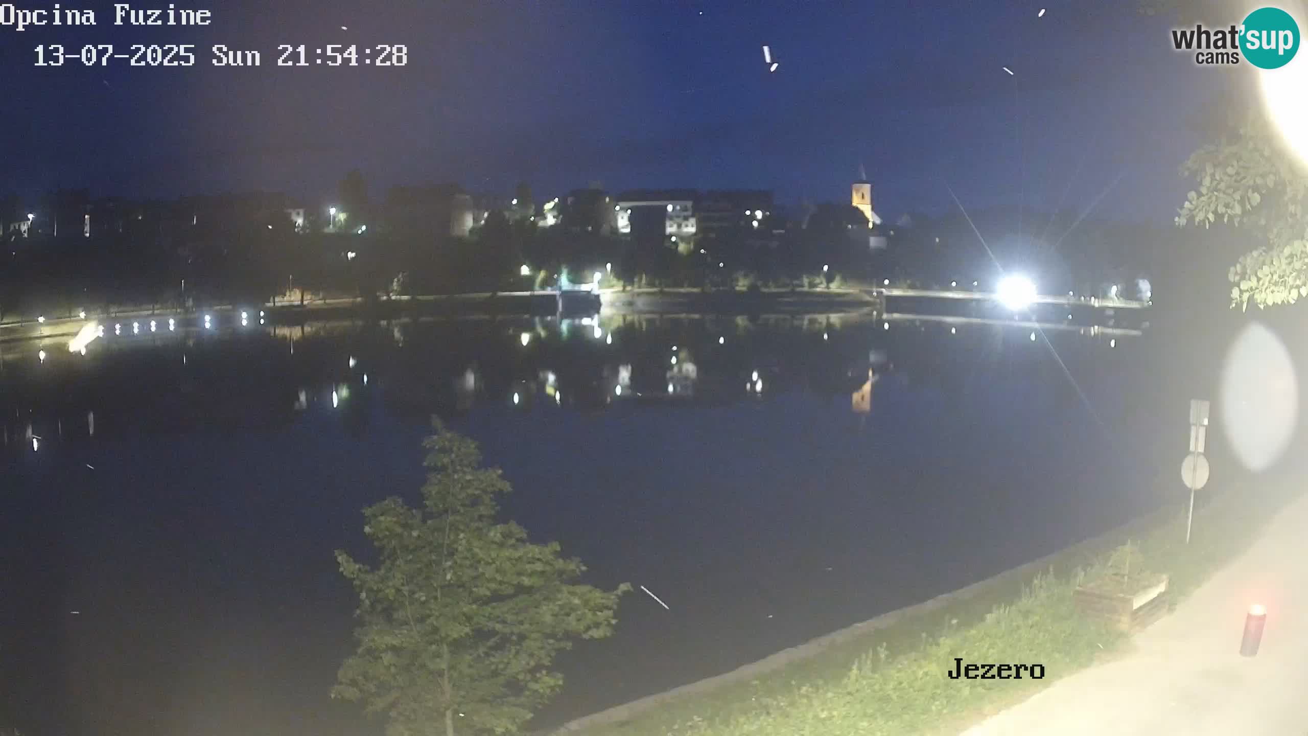 Bajersko Jezero web kamera Fužine