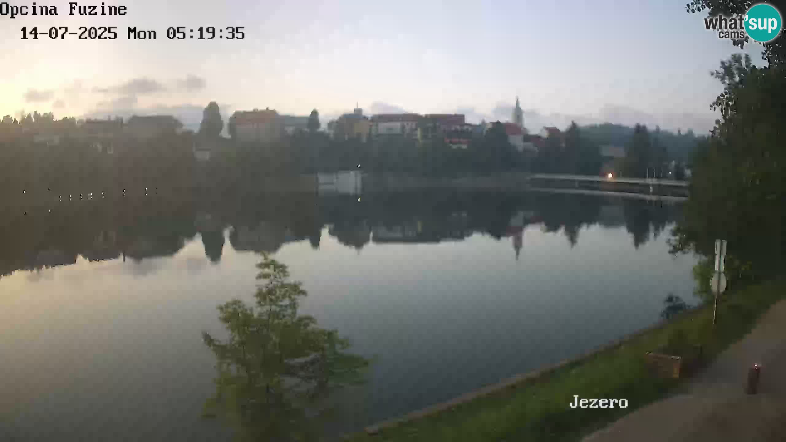 Lago Bajer livecam Bajersko Jezero Fužine