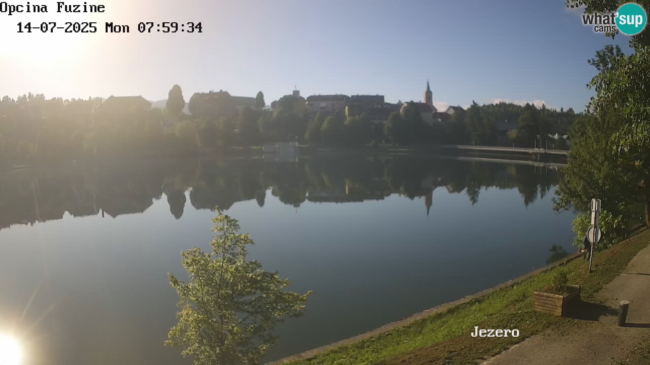 Bajersko Jezero camera en vivo lago Bajer Fužine