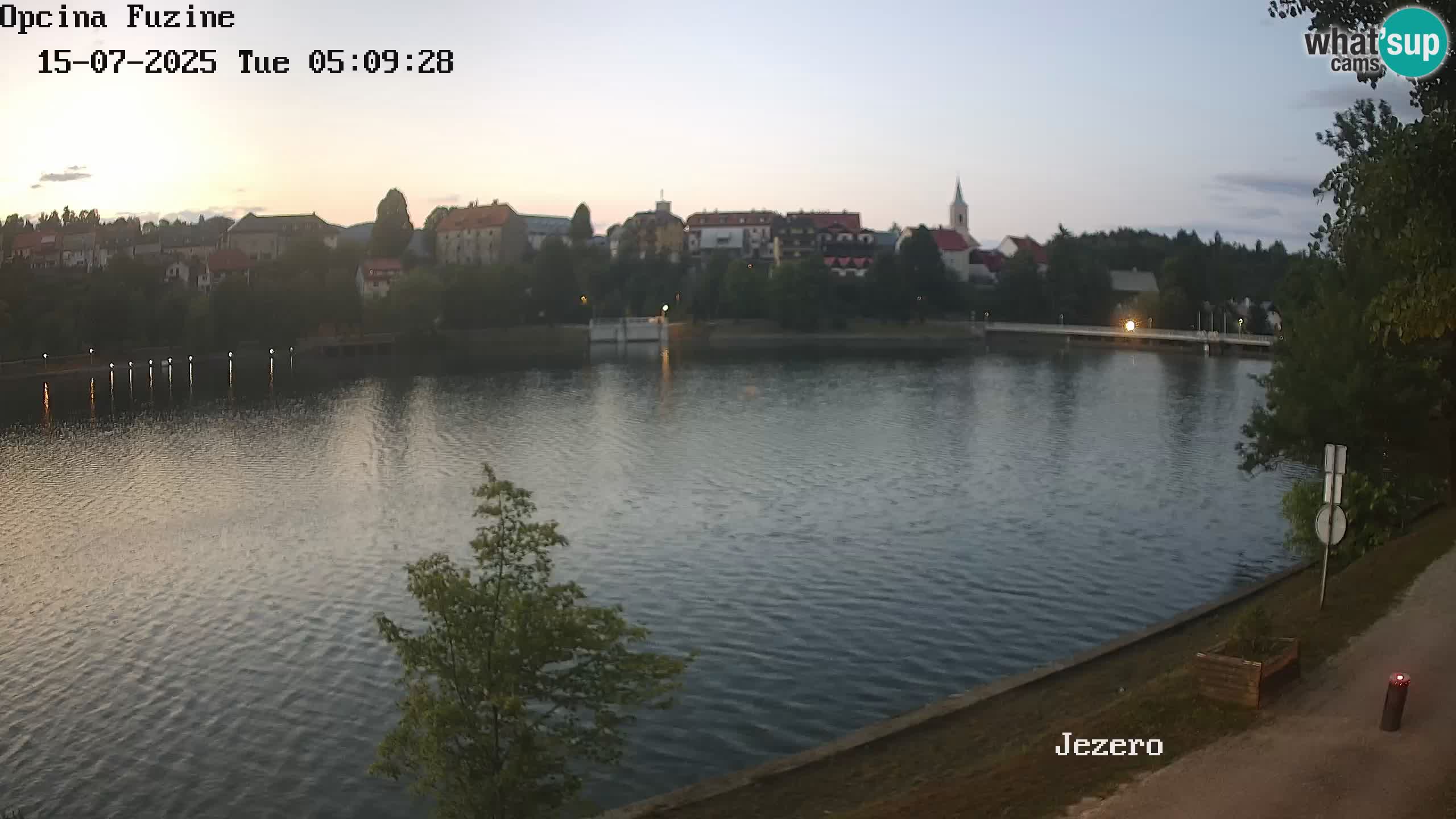 Lago Bajer livecam Bajersko Jezero Fužine