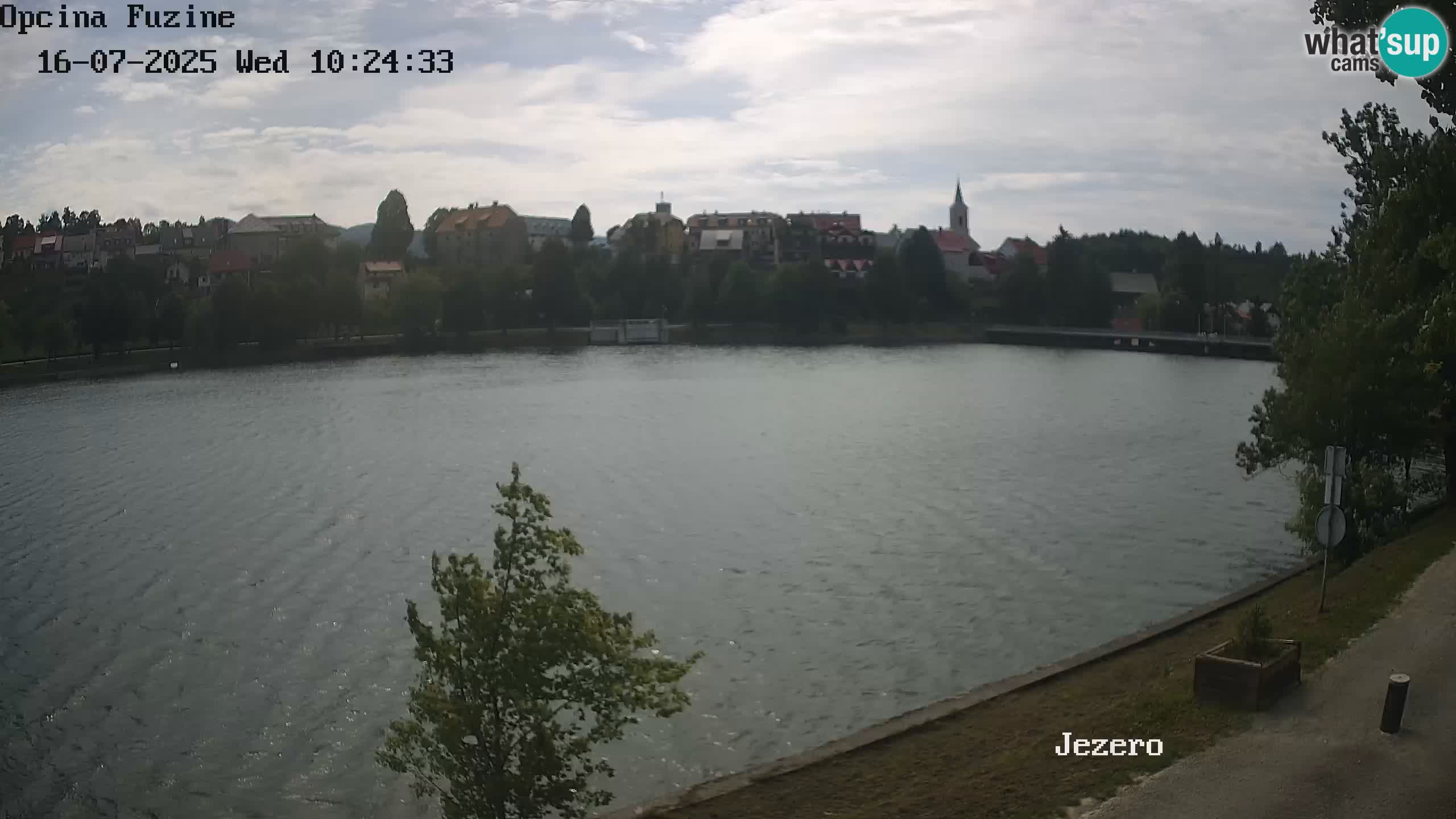 LIVE Lake Bajer livecam Bajersko Jezero Fužine
