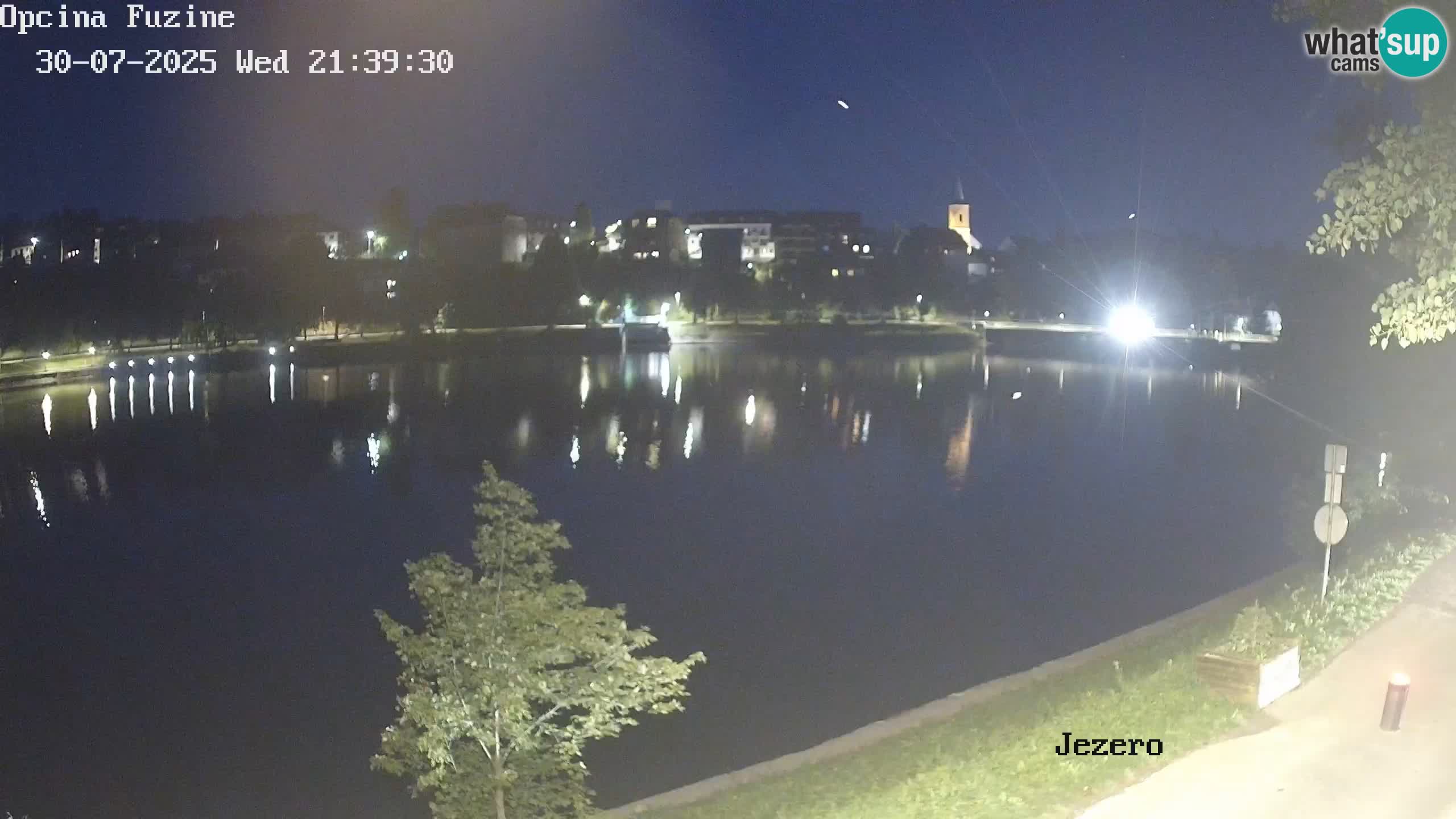 LIVE lago Bajer webcam Bajersko Jezero Fužine