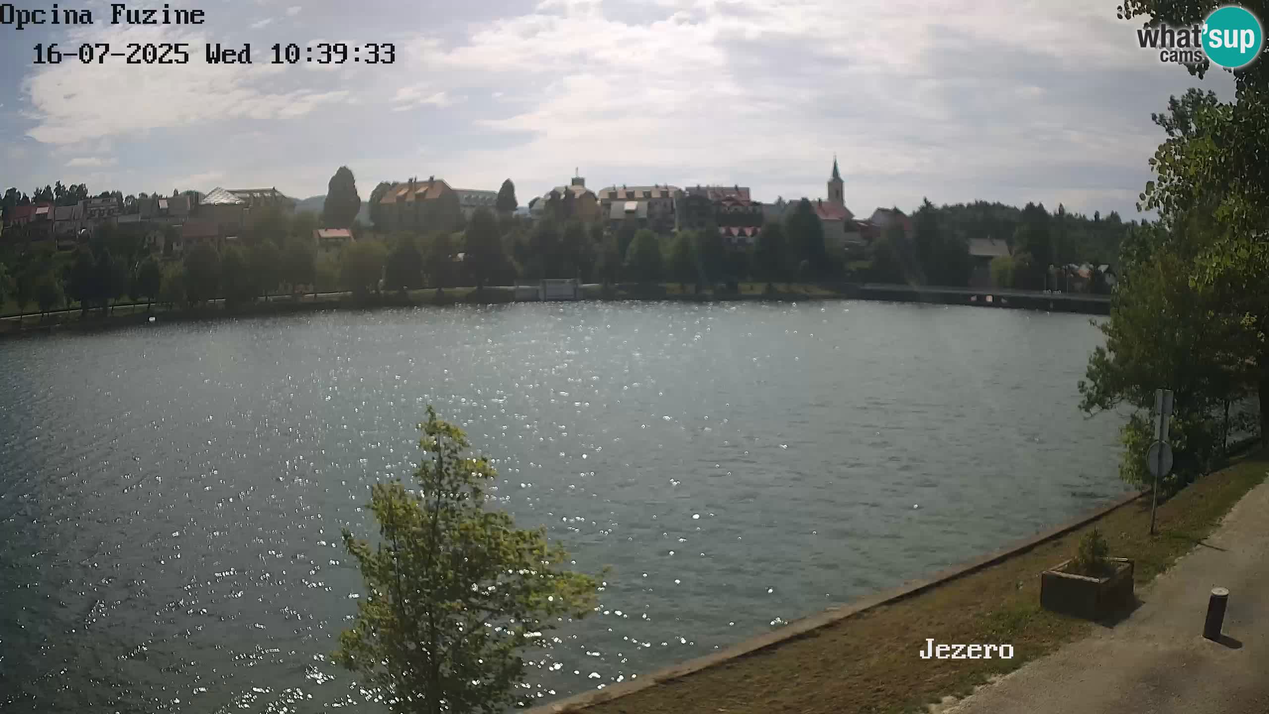 LIVE Lake Bajer livecam Bajersko Jezero Fužine