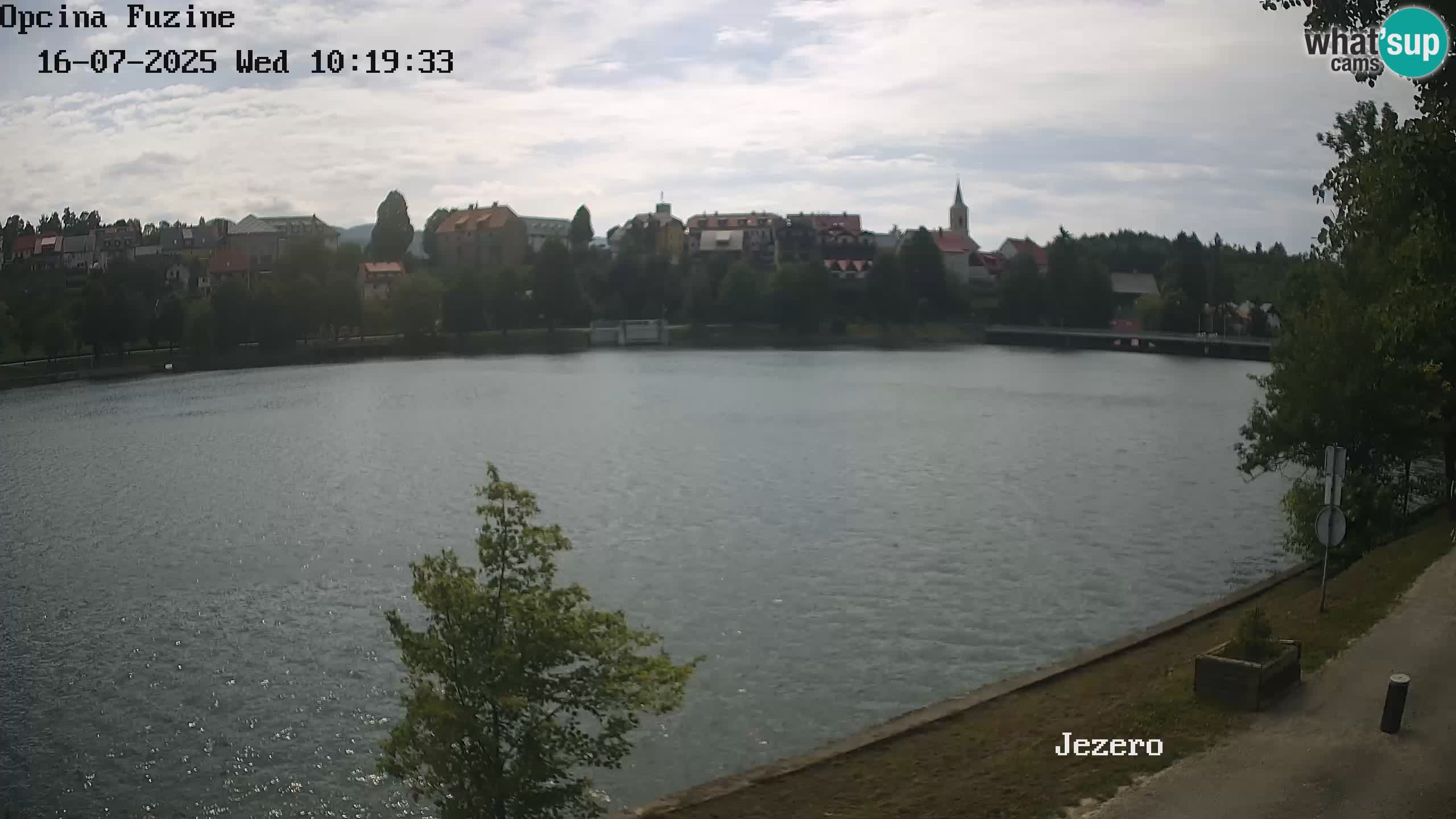Bajersko Jezero web kamera Fužine