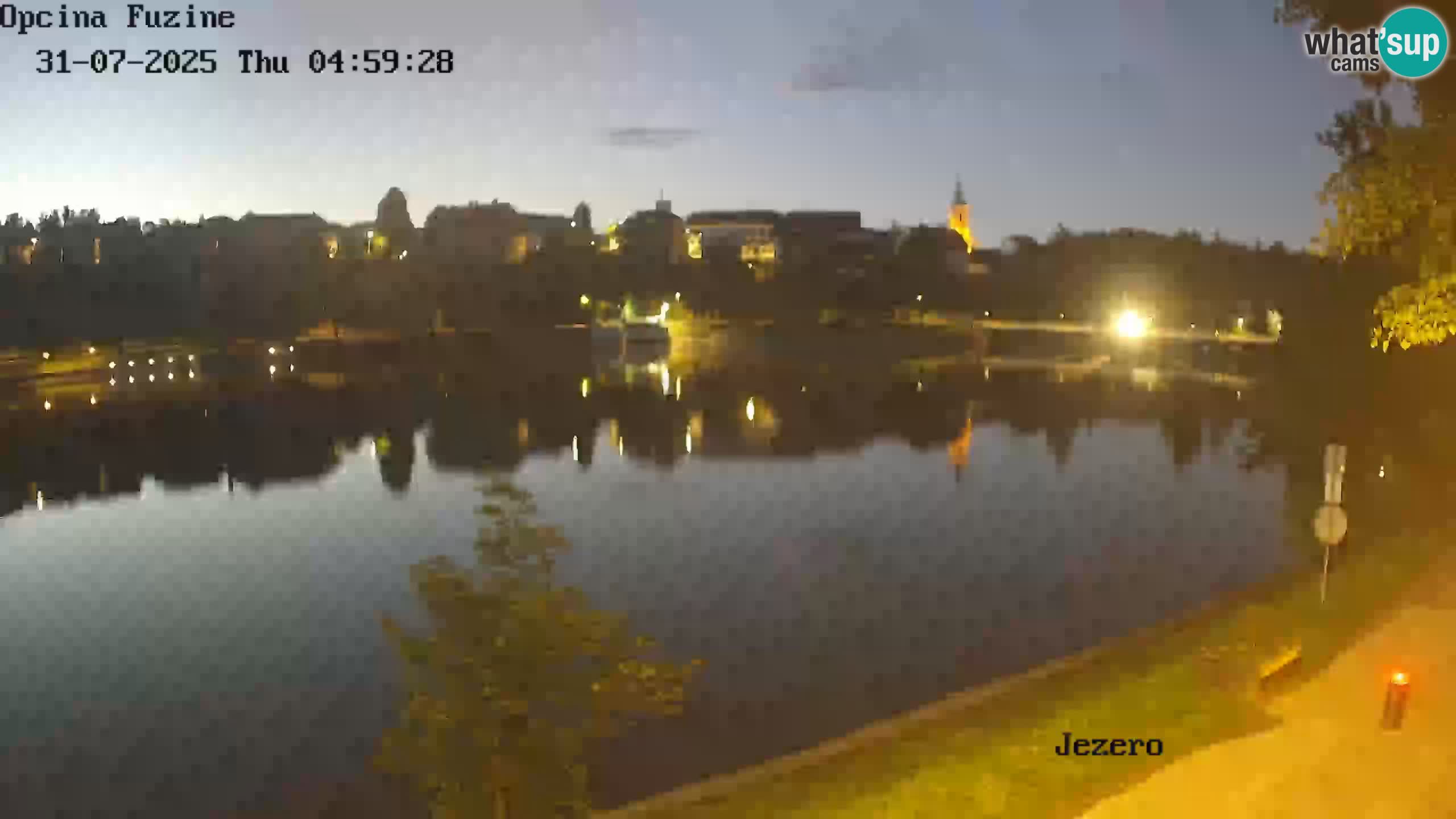 Lago Bajer livecam Bajersko Jezero Fužine