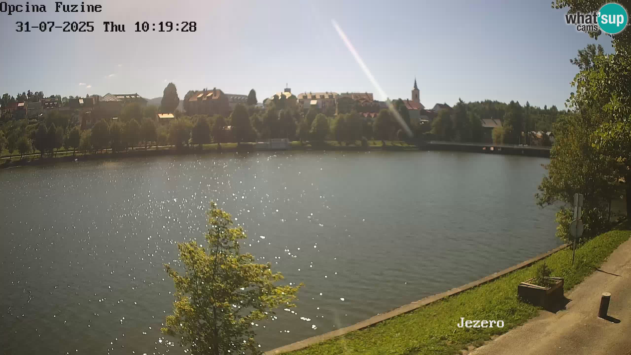 Bajersko Jezero web kamera Fužine