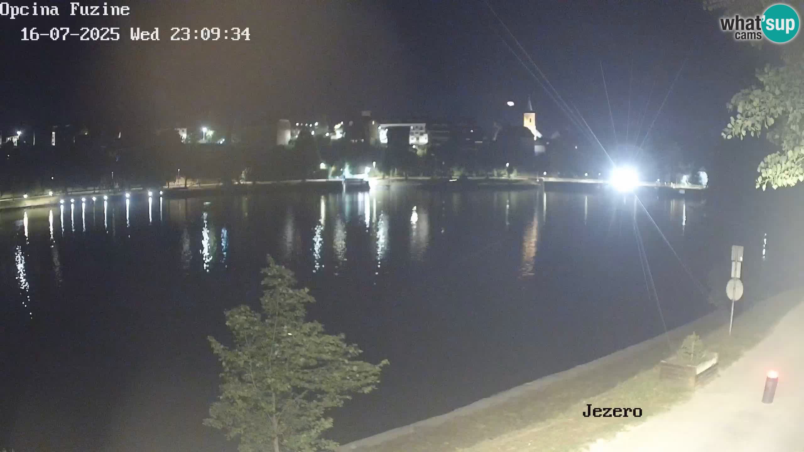 Bajersko Jezero web kamera Fužine