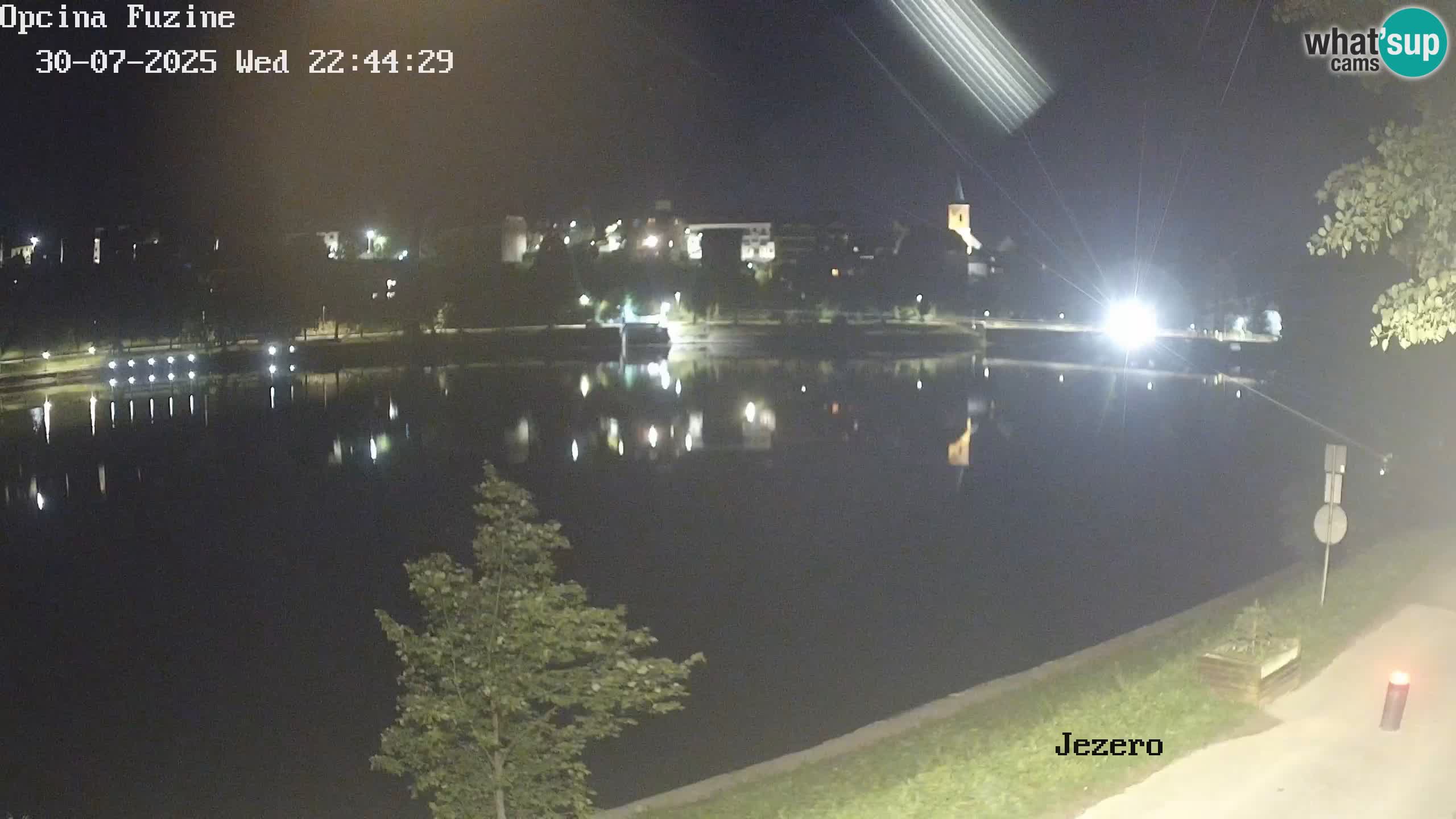 Bajersko Jezero web kamera Fužine