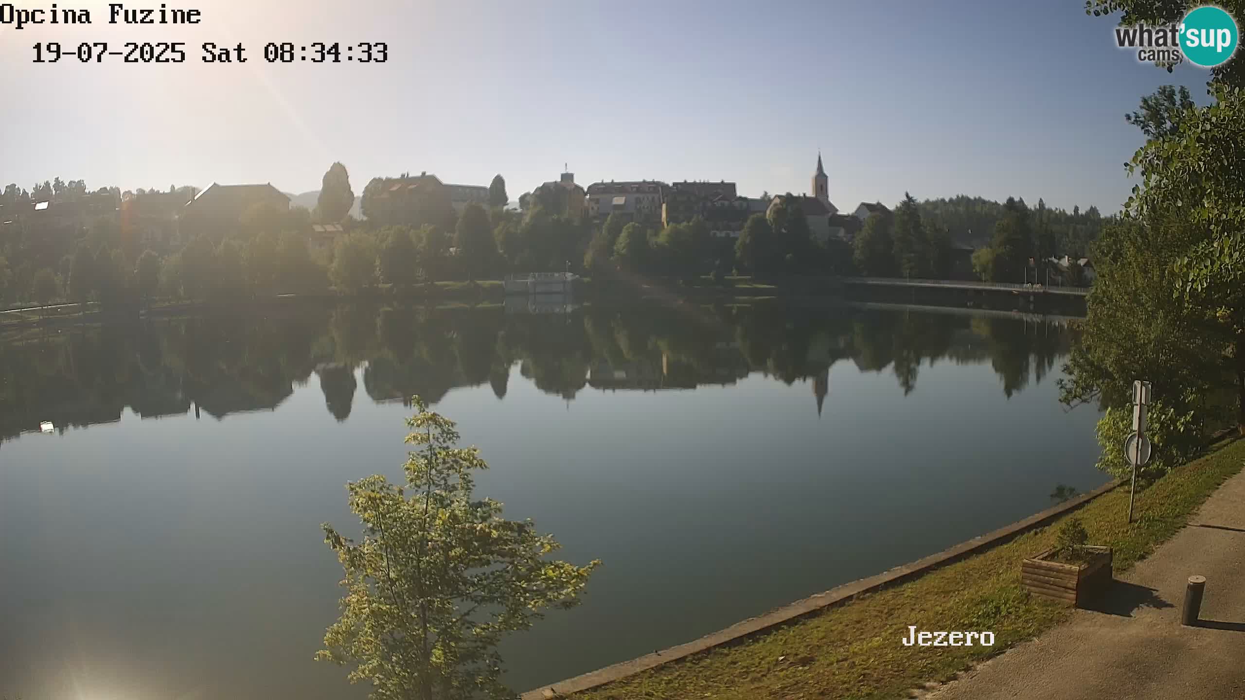 LIVE Lake Bajer livecam Bajersko Jezero Fužine