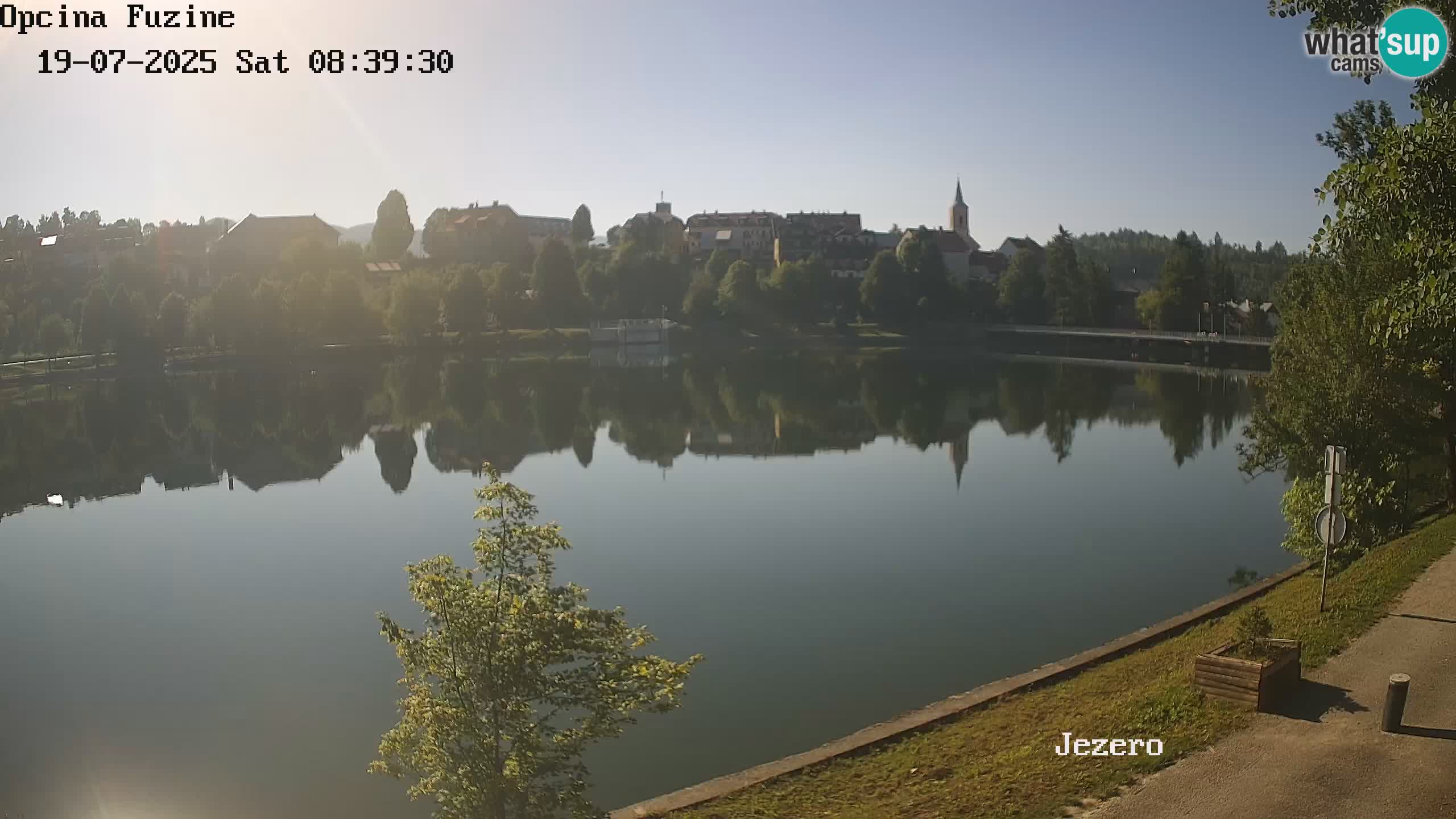 LIVE Lake Bajer livecam Bajersko Jezero Fužine