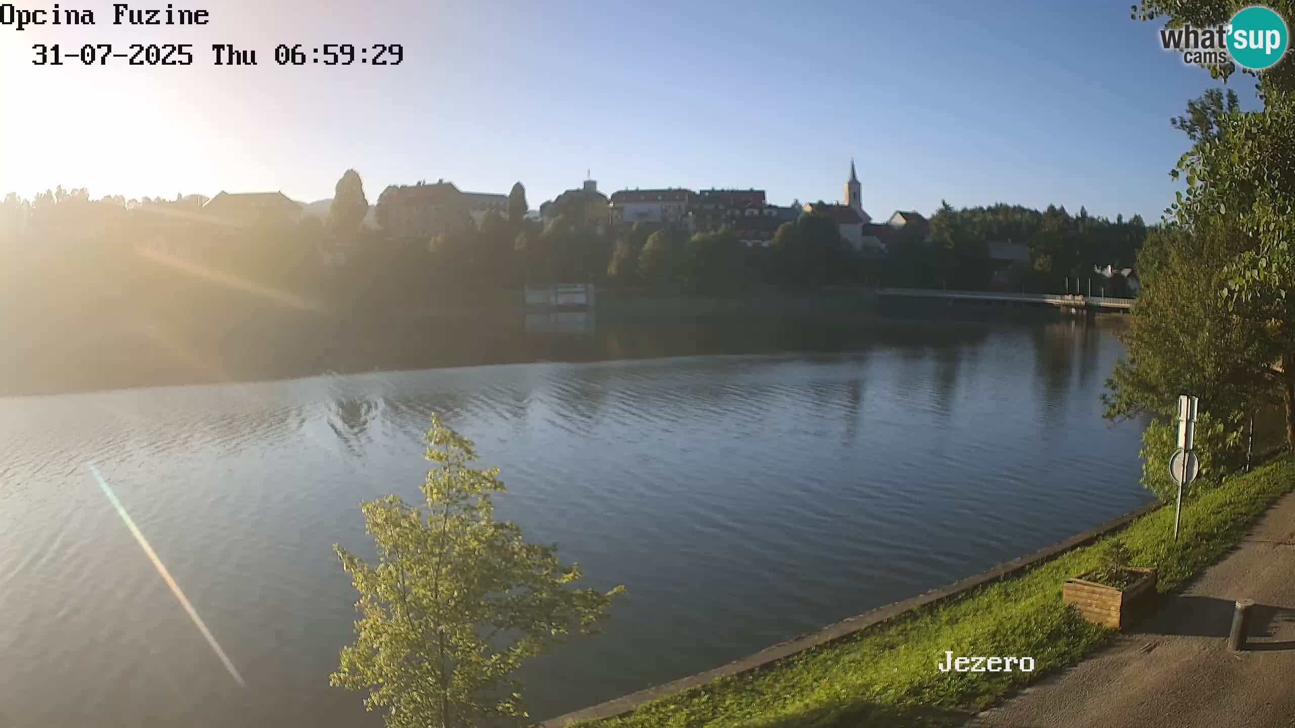 Kamera v živo Bajersko Jezero Fužine