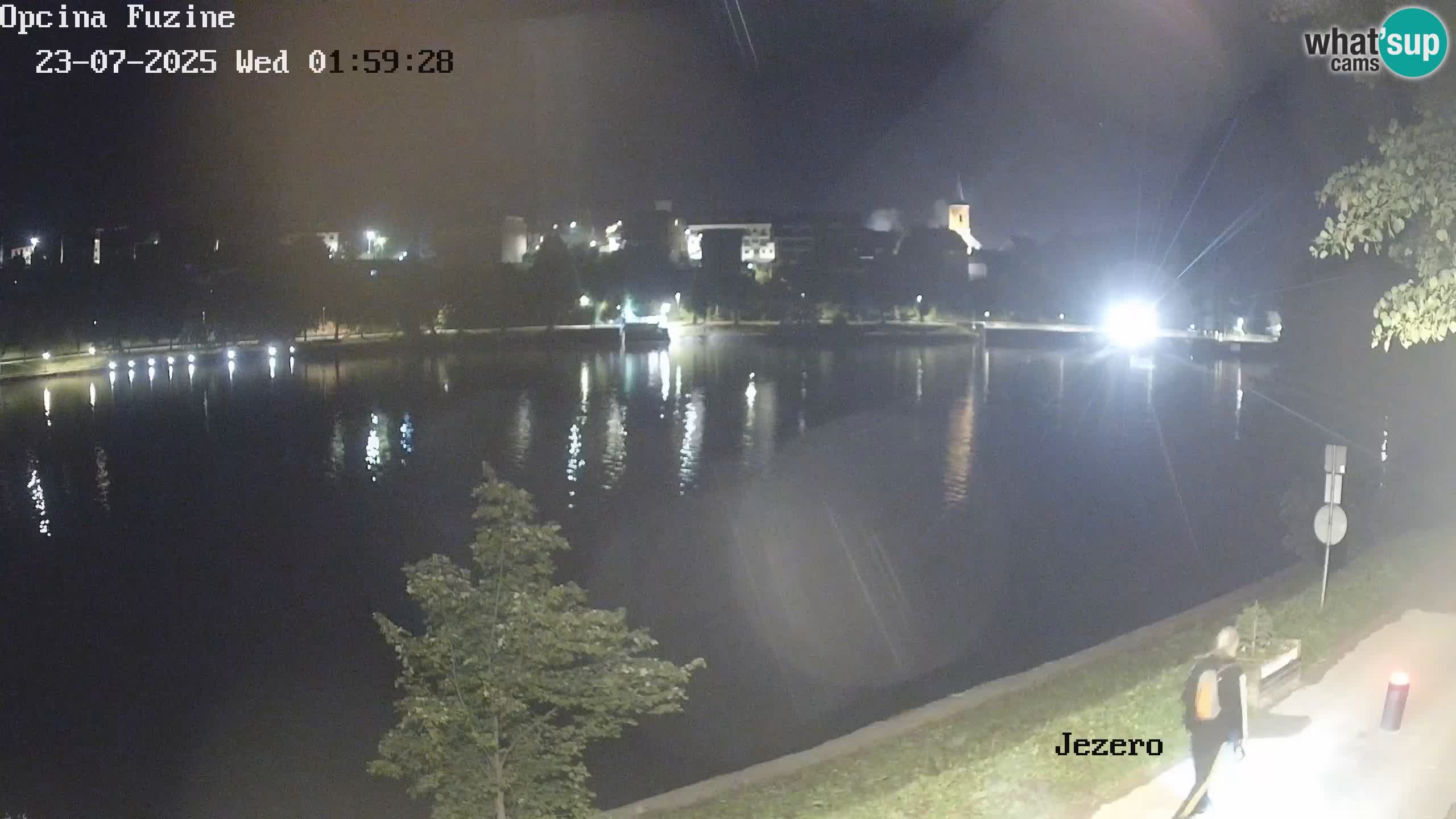 LIVE lago Bajer webcam Bajersko Jezero Fužine