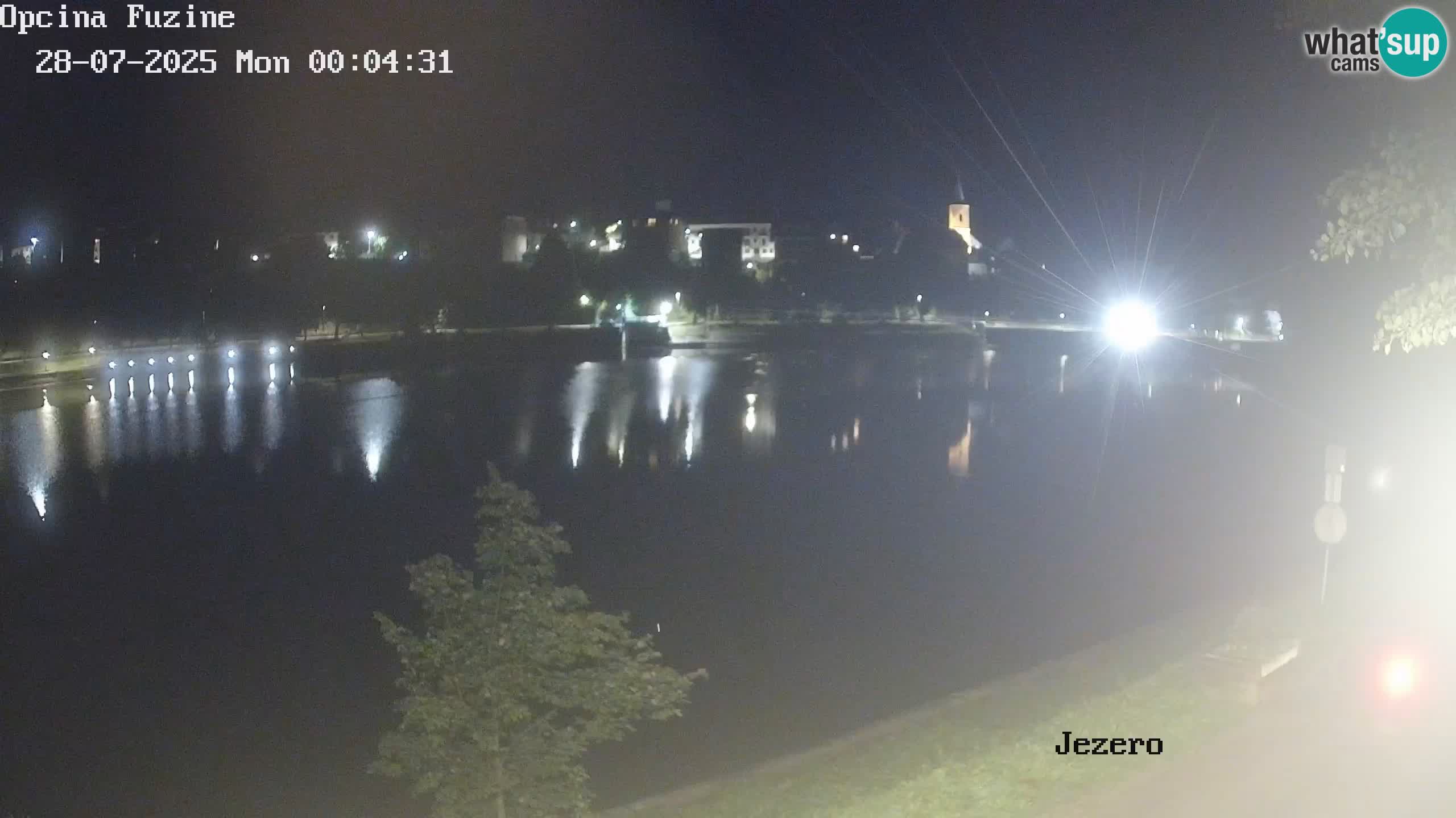 LIVE Lake Bajer livecam Bajersko Jezero Fužine