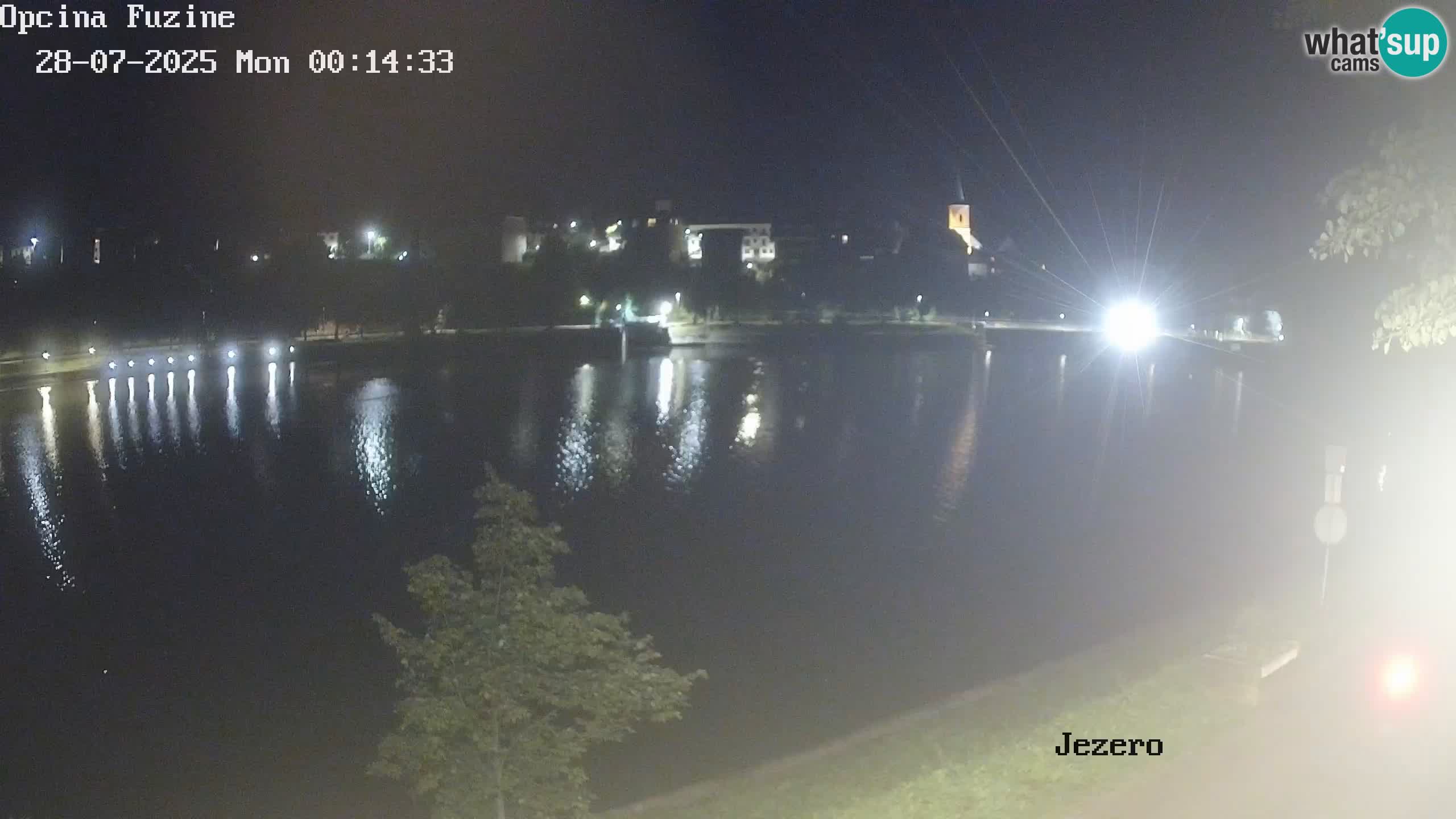 LIVE Lake Bajer livecam Bajersko Jezero Fužine