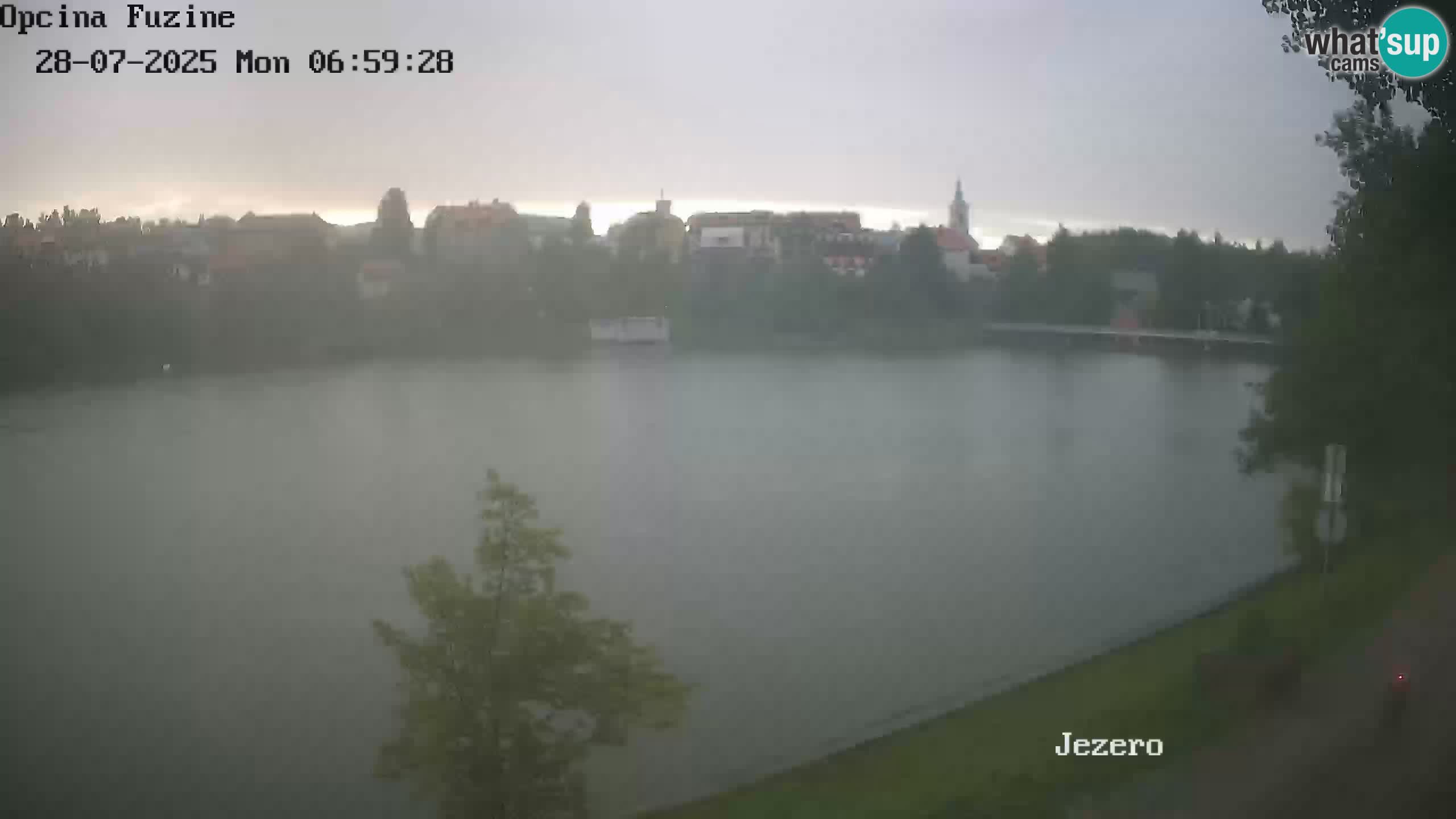 LIVE Lake Bajer livecam Bajersko Jezero Fužine