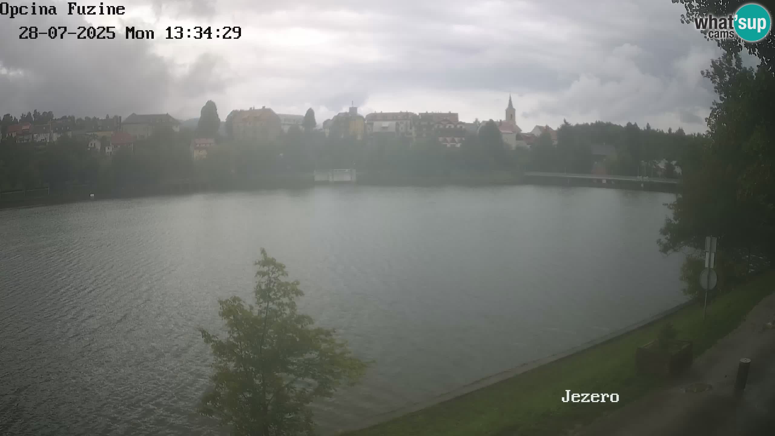 LIVE Lake Bajer livecam Bajersko Jezero Fužine