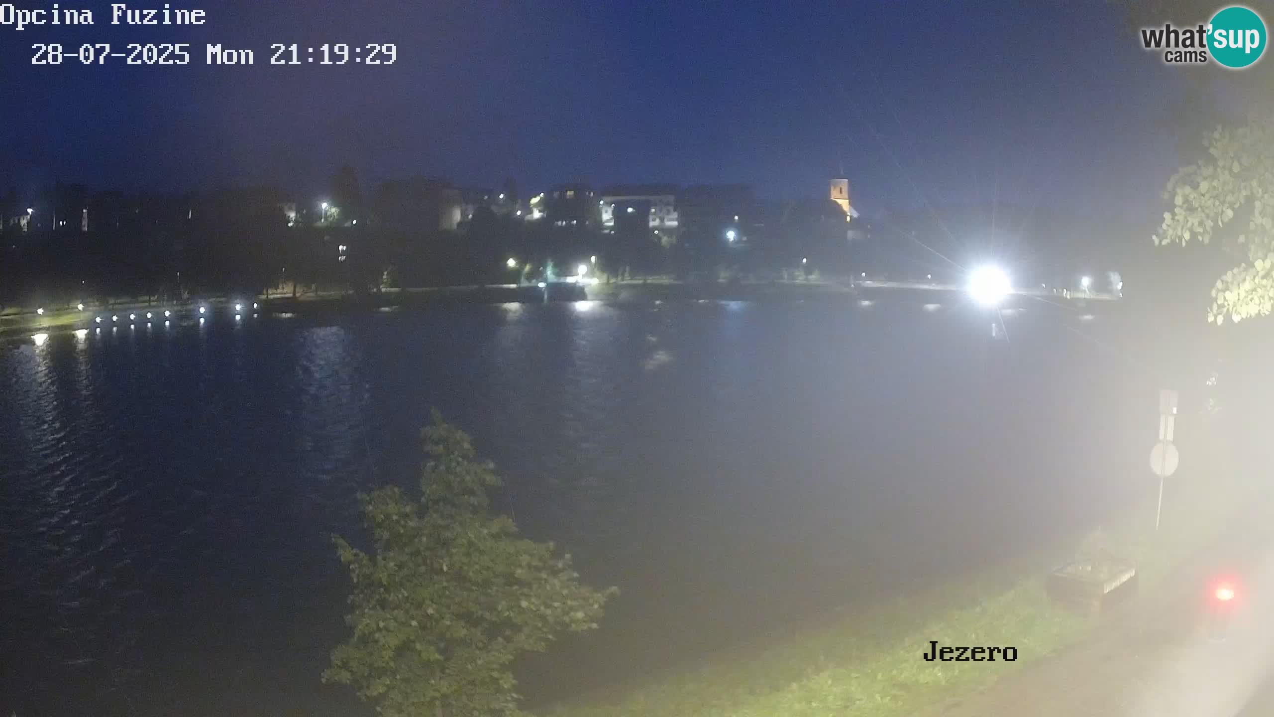 LIVE Lake Bajer livecam Bajersko Jezero Fužine