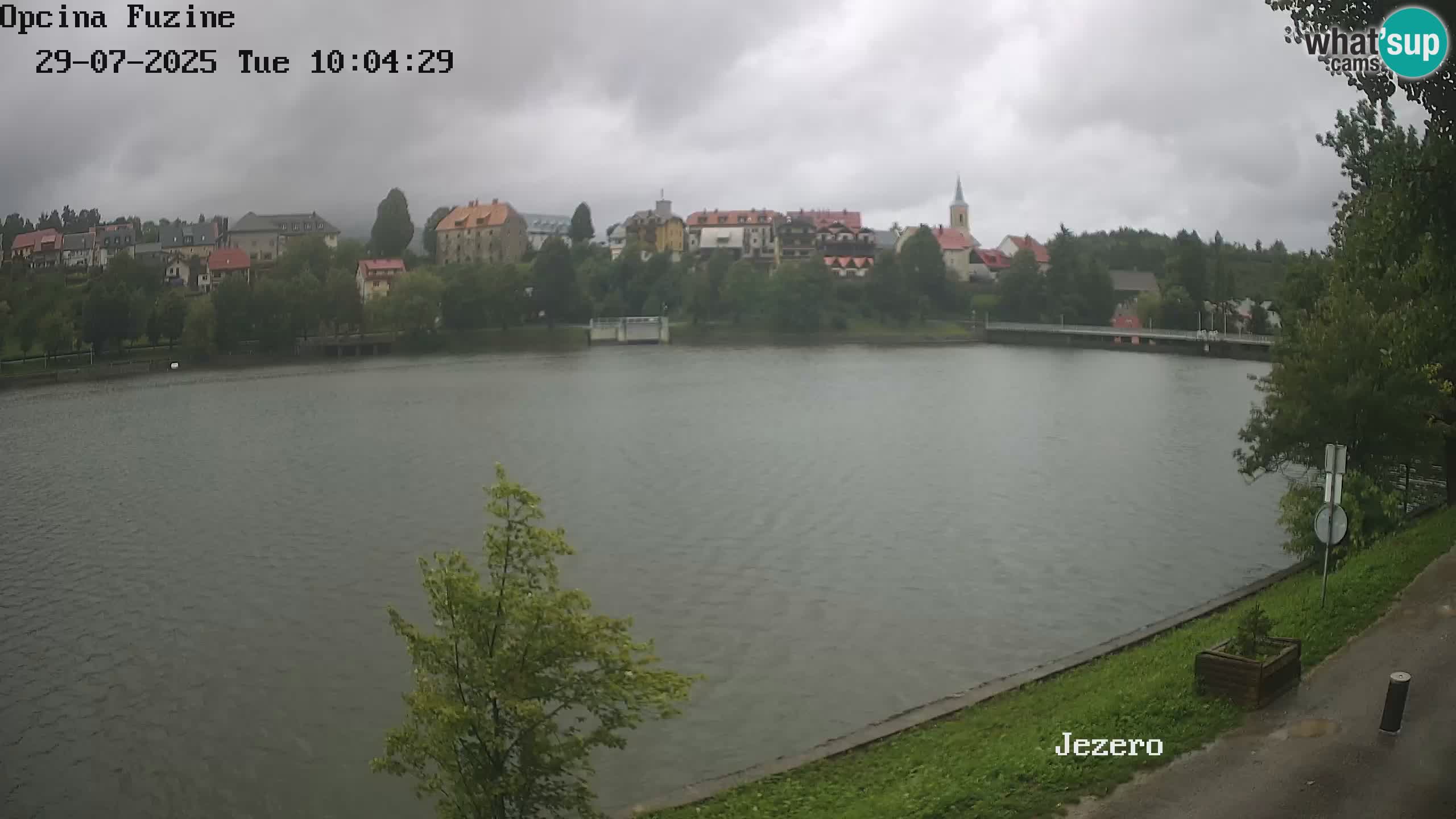 Bajersko Jezero web kamera Fužine