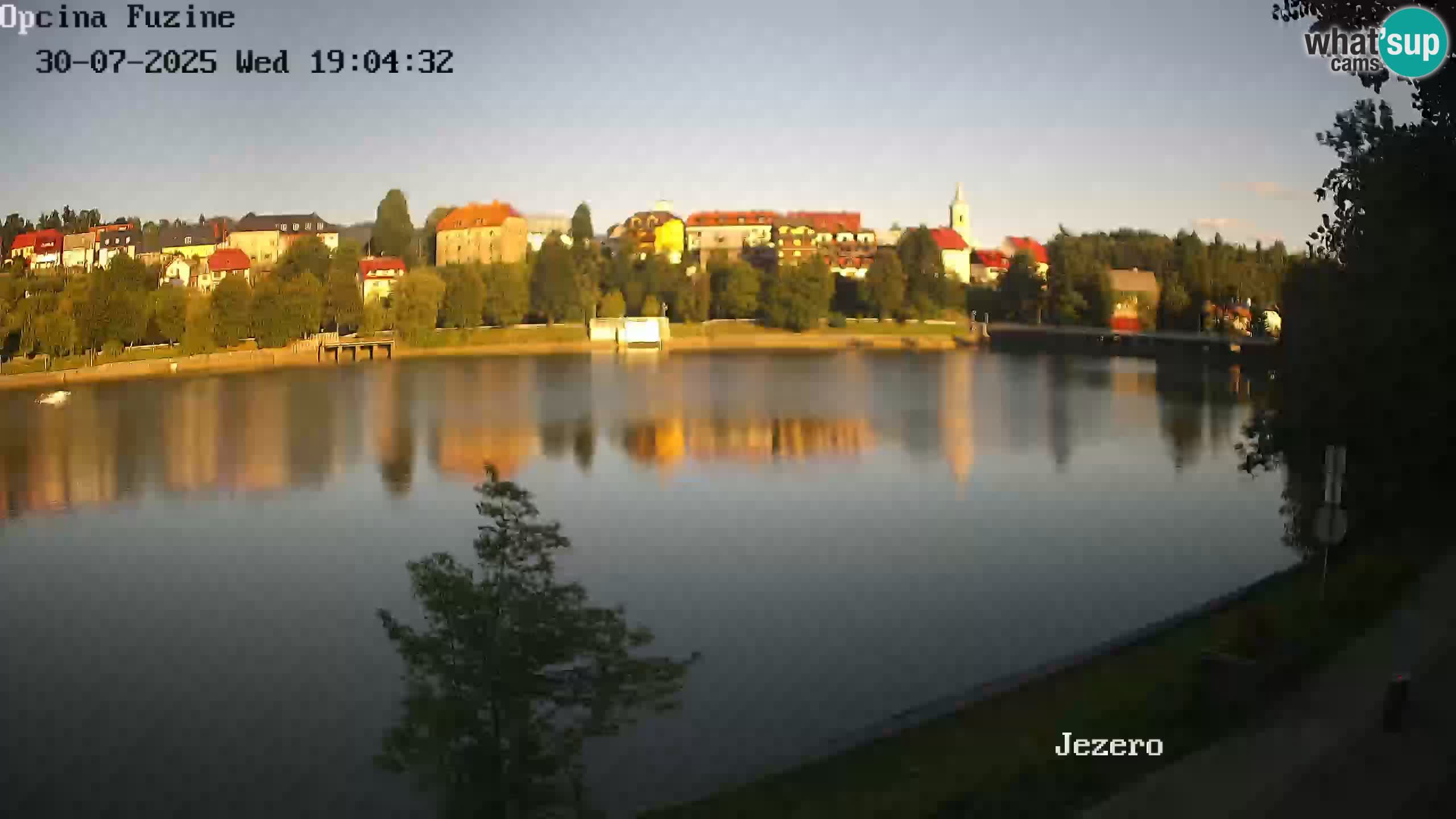 Kamera v živo Bajersko Jezero Fužine