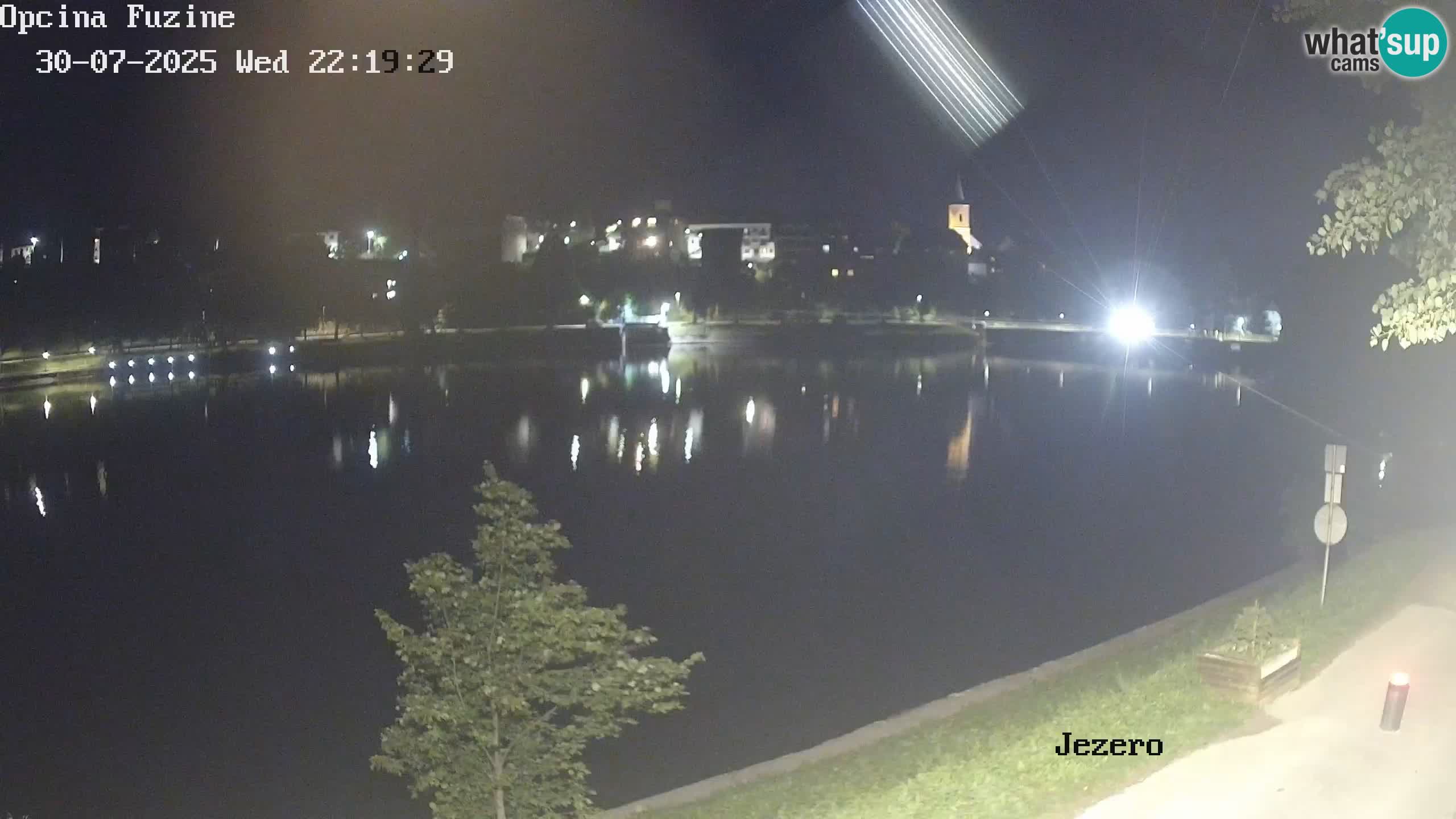 Bajersko Jezero web kamera Fužine