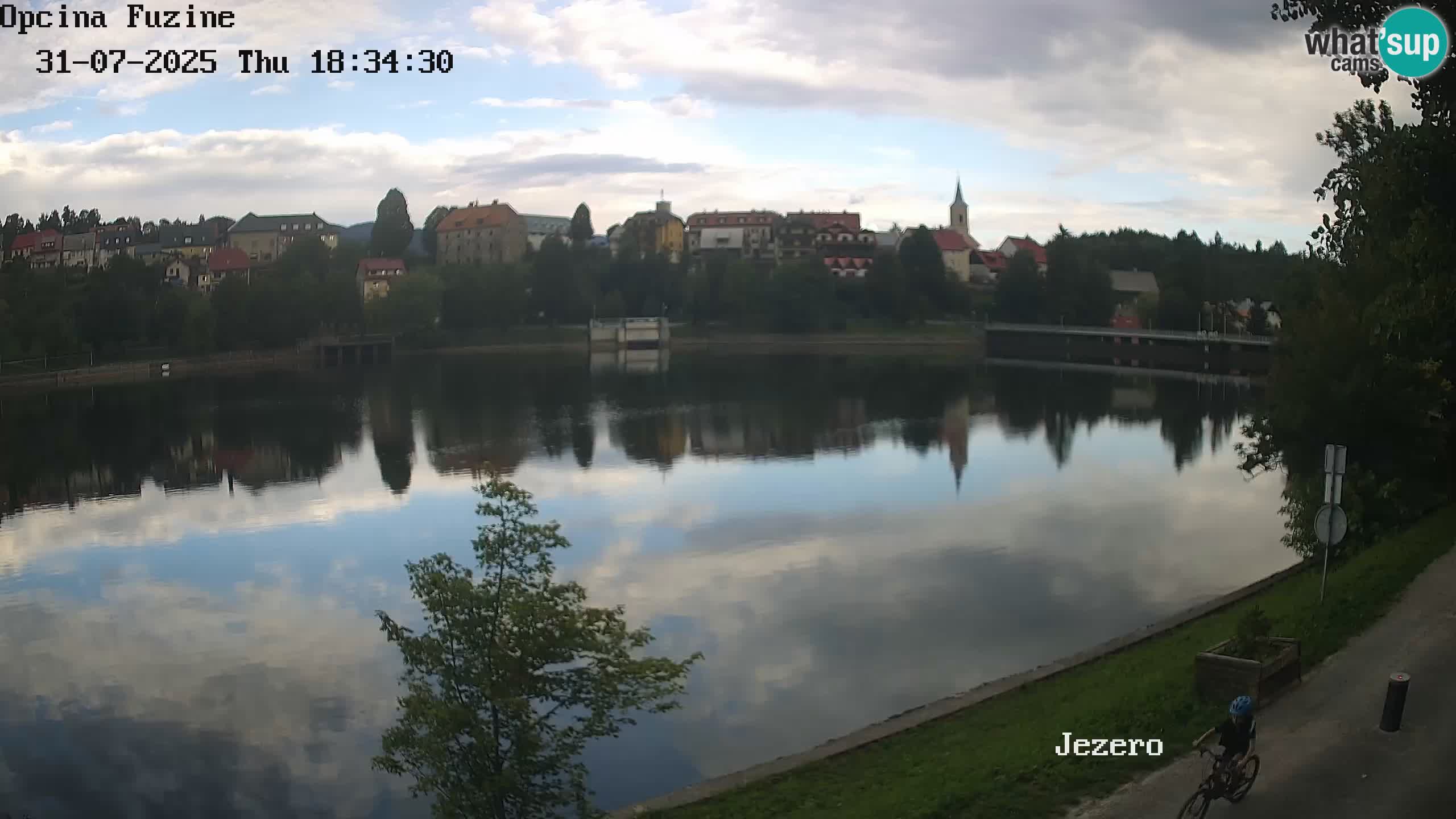 Bajersko Jezero web kamera Fužine