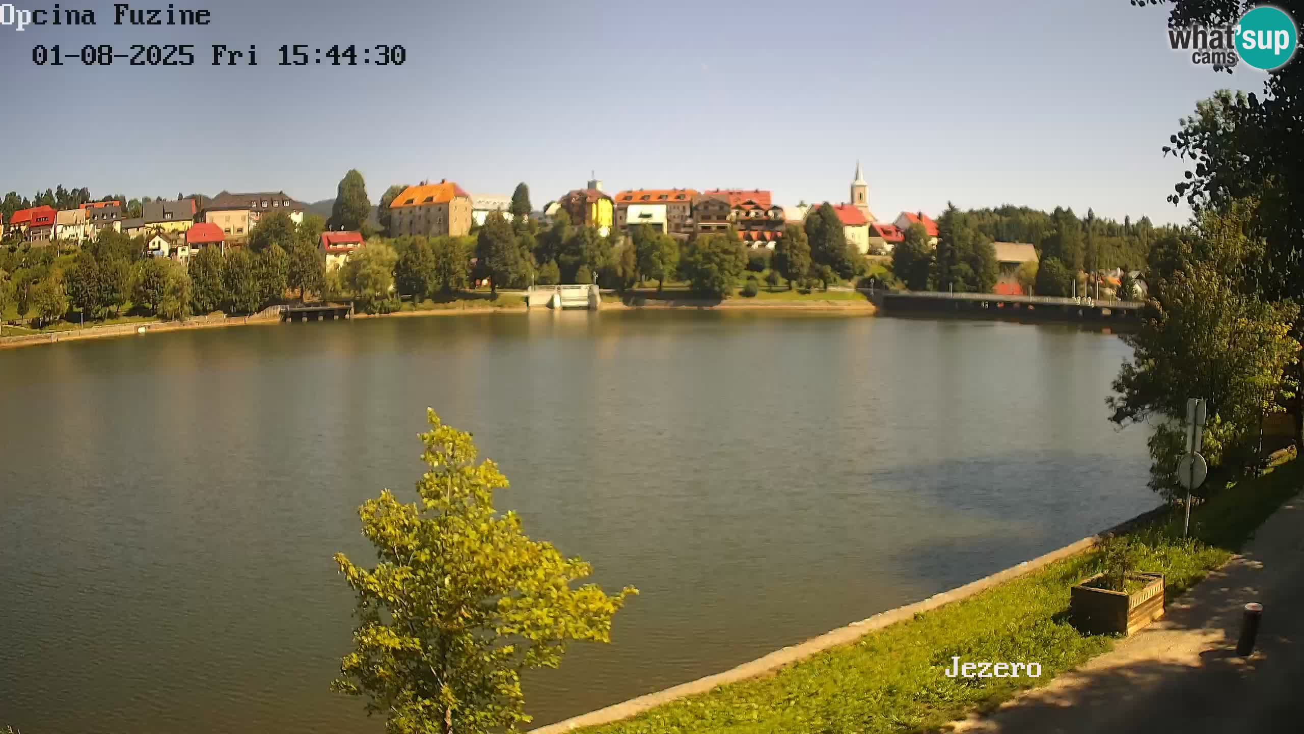 Bajersko Jezero web kamera Fužine
