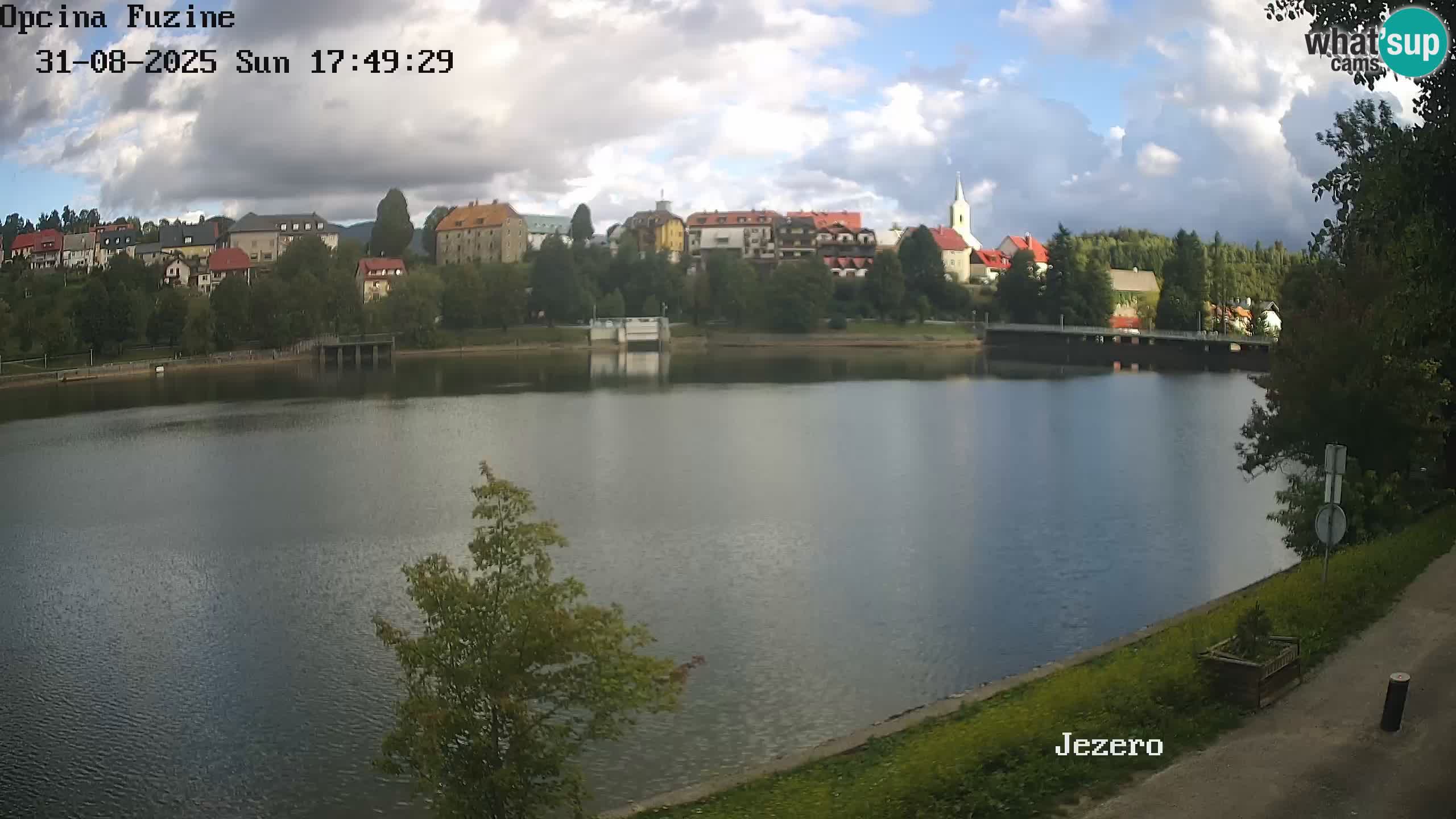 Bajersko Jezero web kamera Fužine