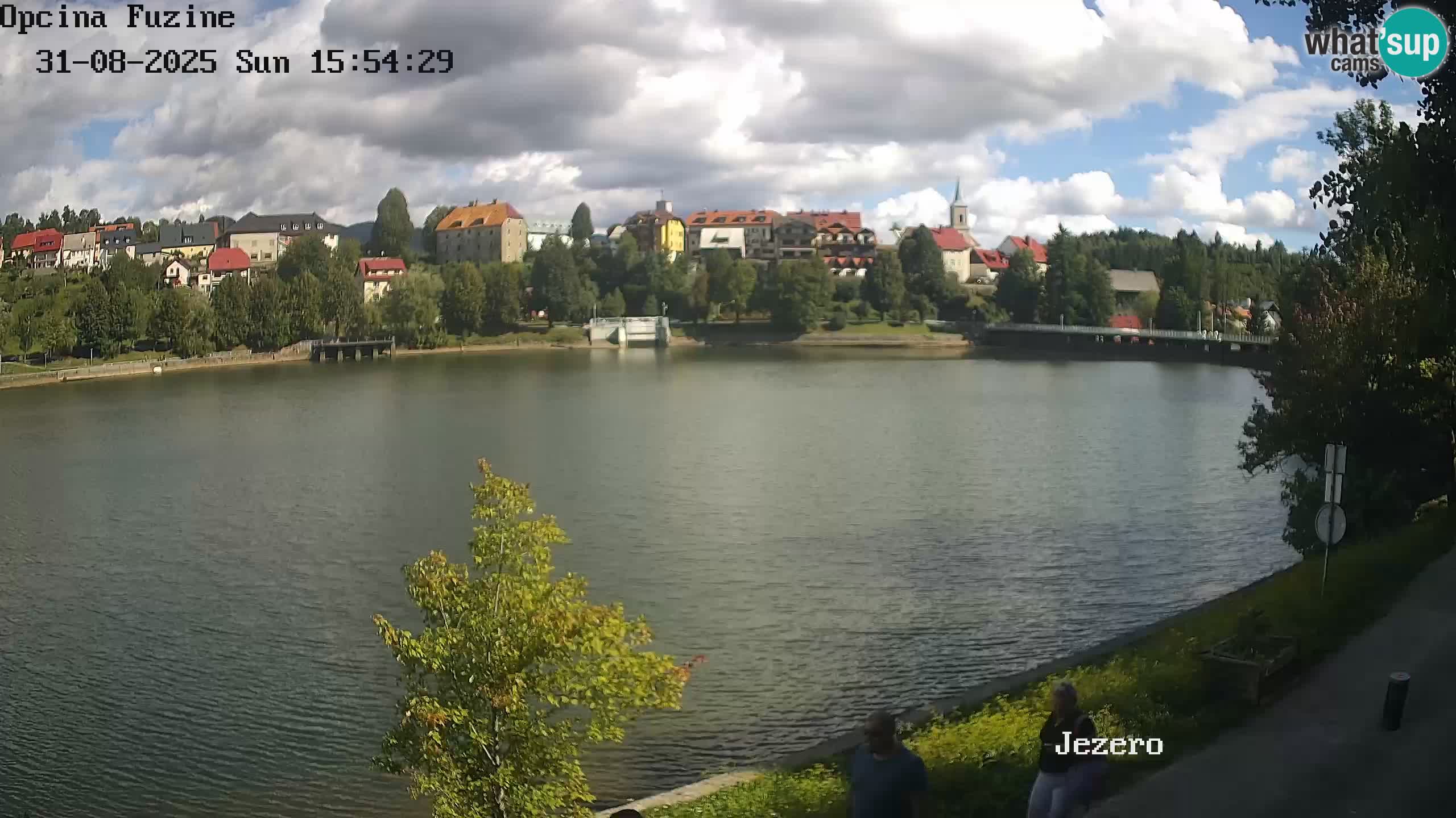 Bajersko Jezero web kamera Fužine