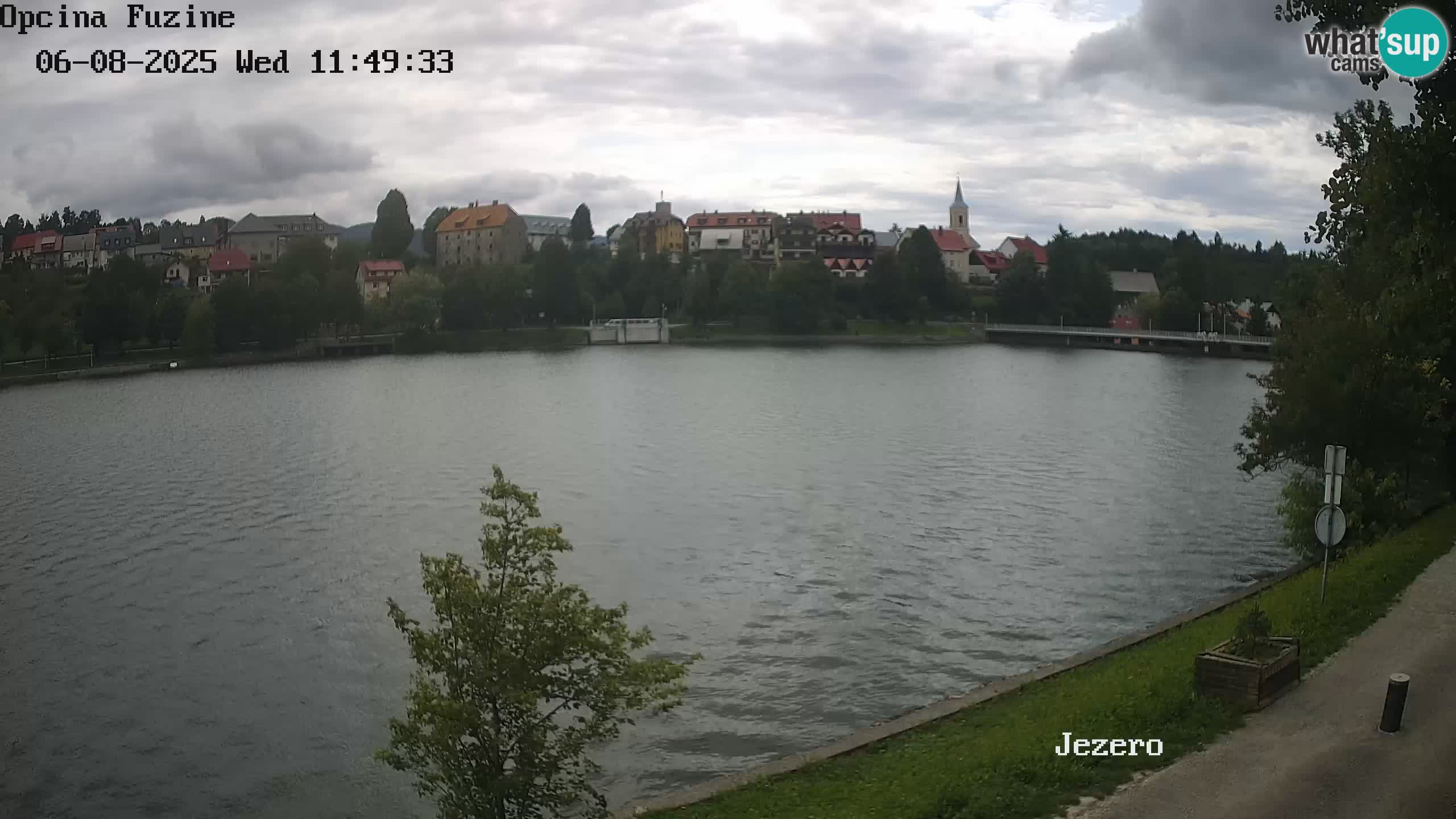 Bajersko Jezero web kamera Fužine