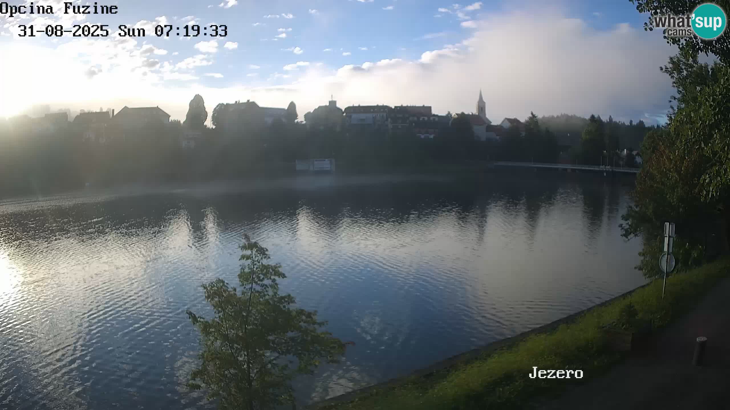 Bajersko Jezero web kamera Fužine