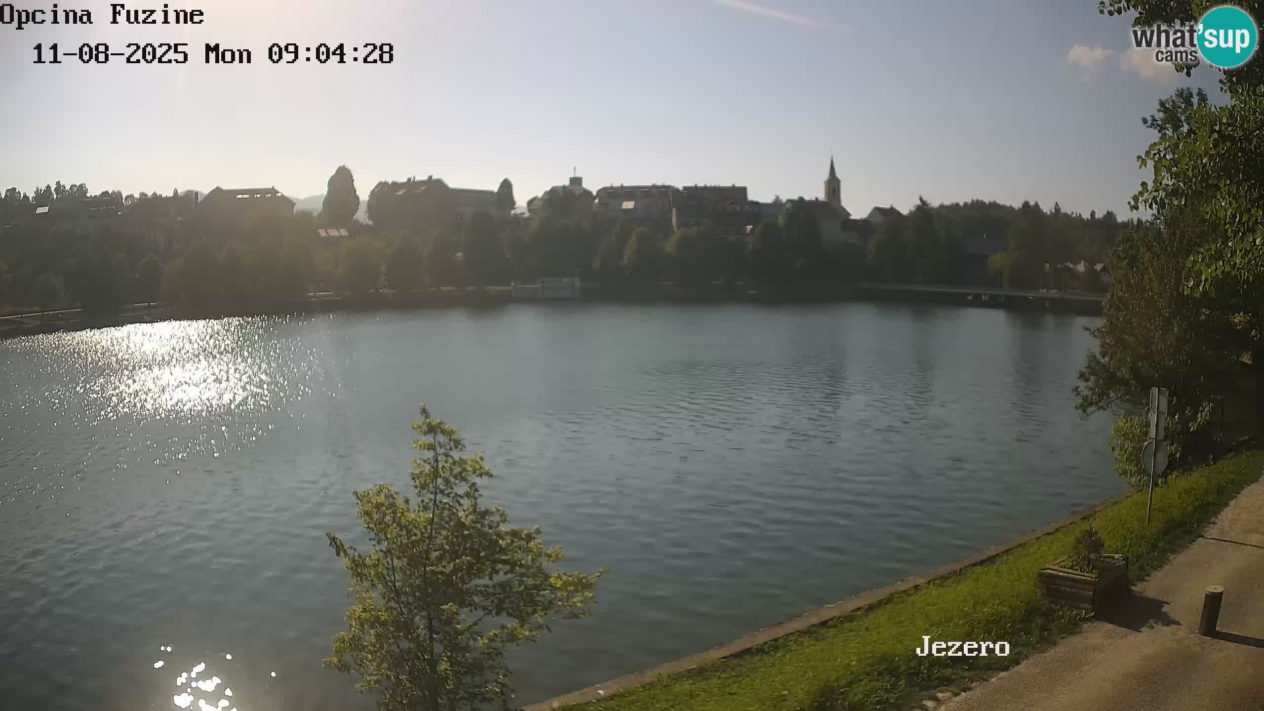 Bajersko Jezero web kamera Fužine