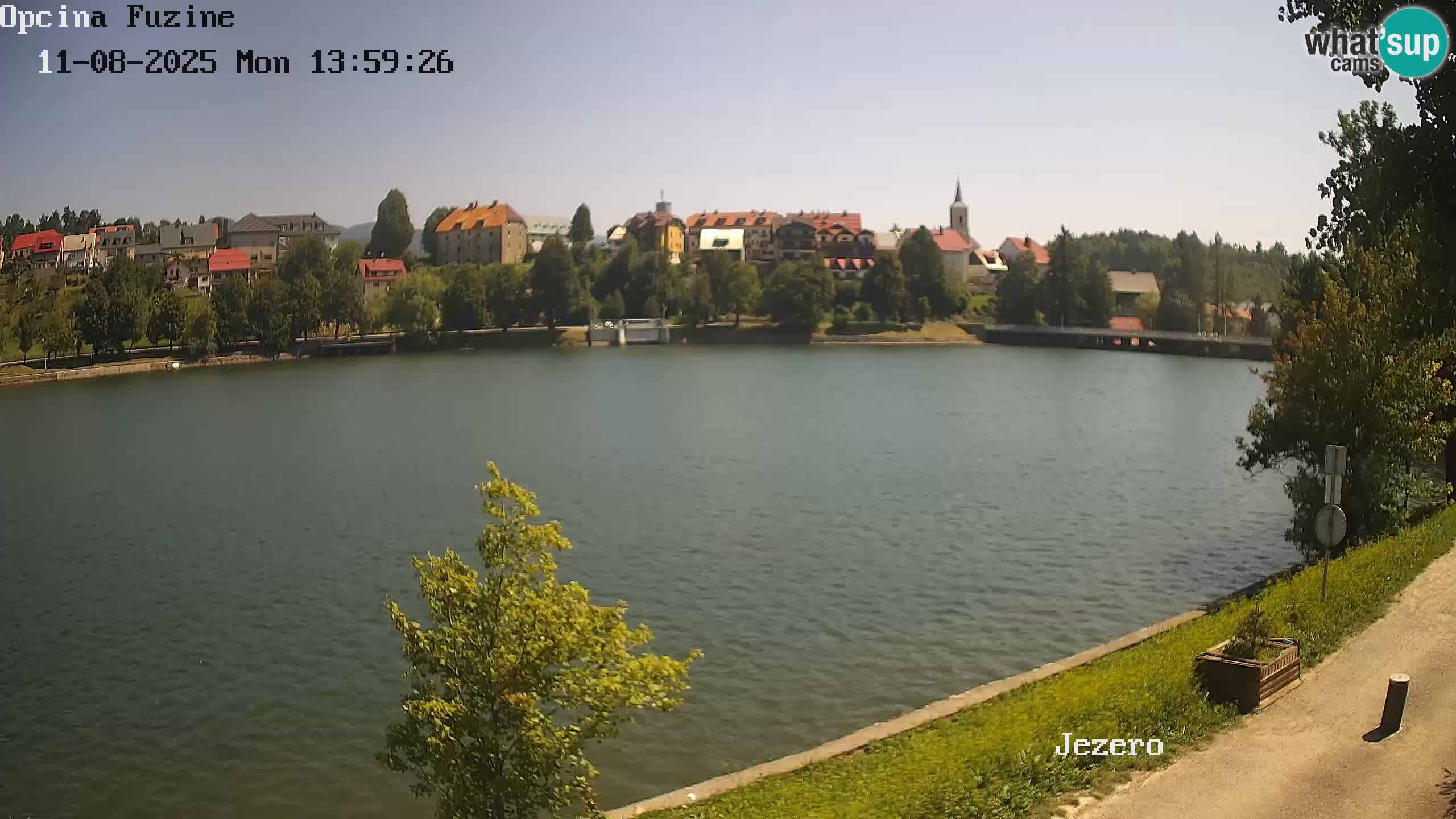 Bajersko Jezero web kamera Fužine