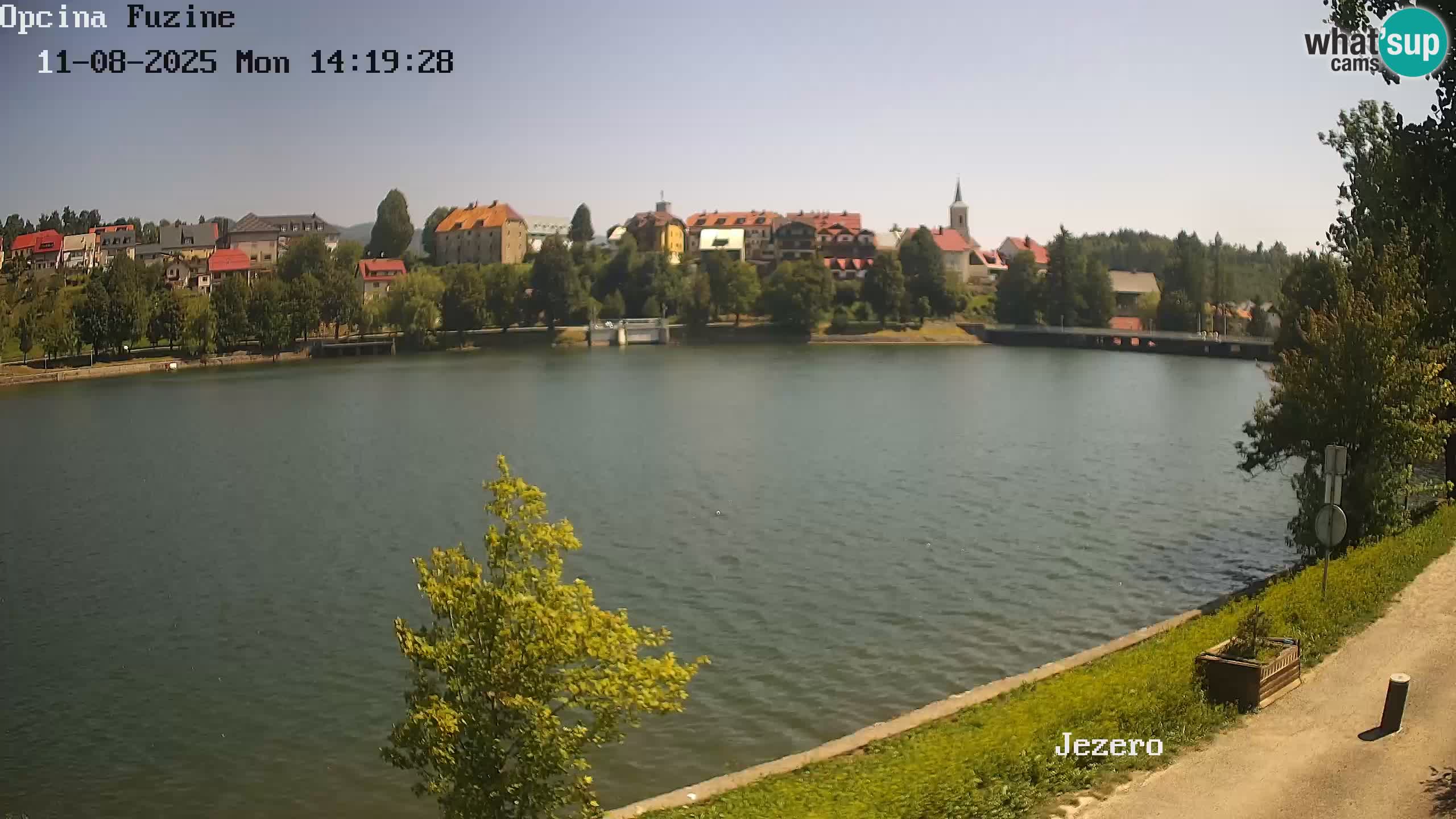 Bajersko Jezero web kamera Fužine