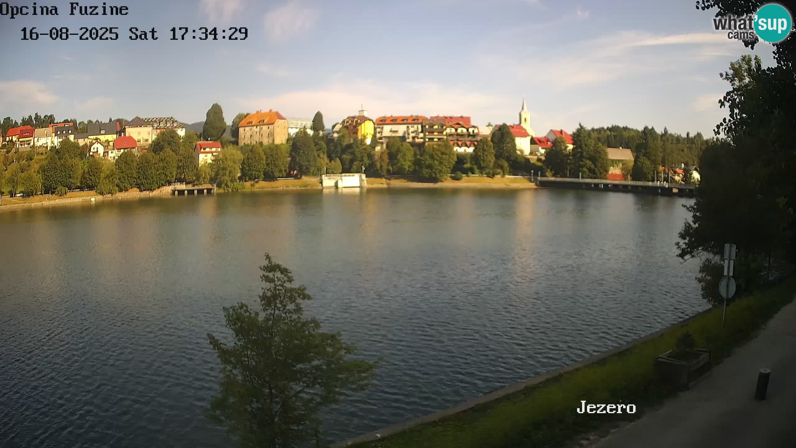 Bajersko Jezero web kamera Fužine