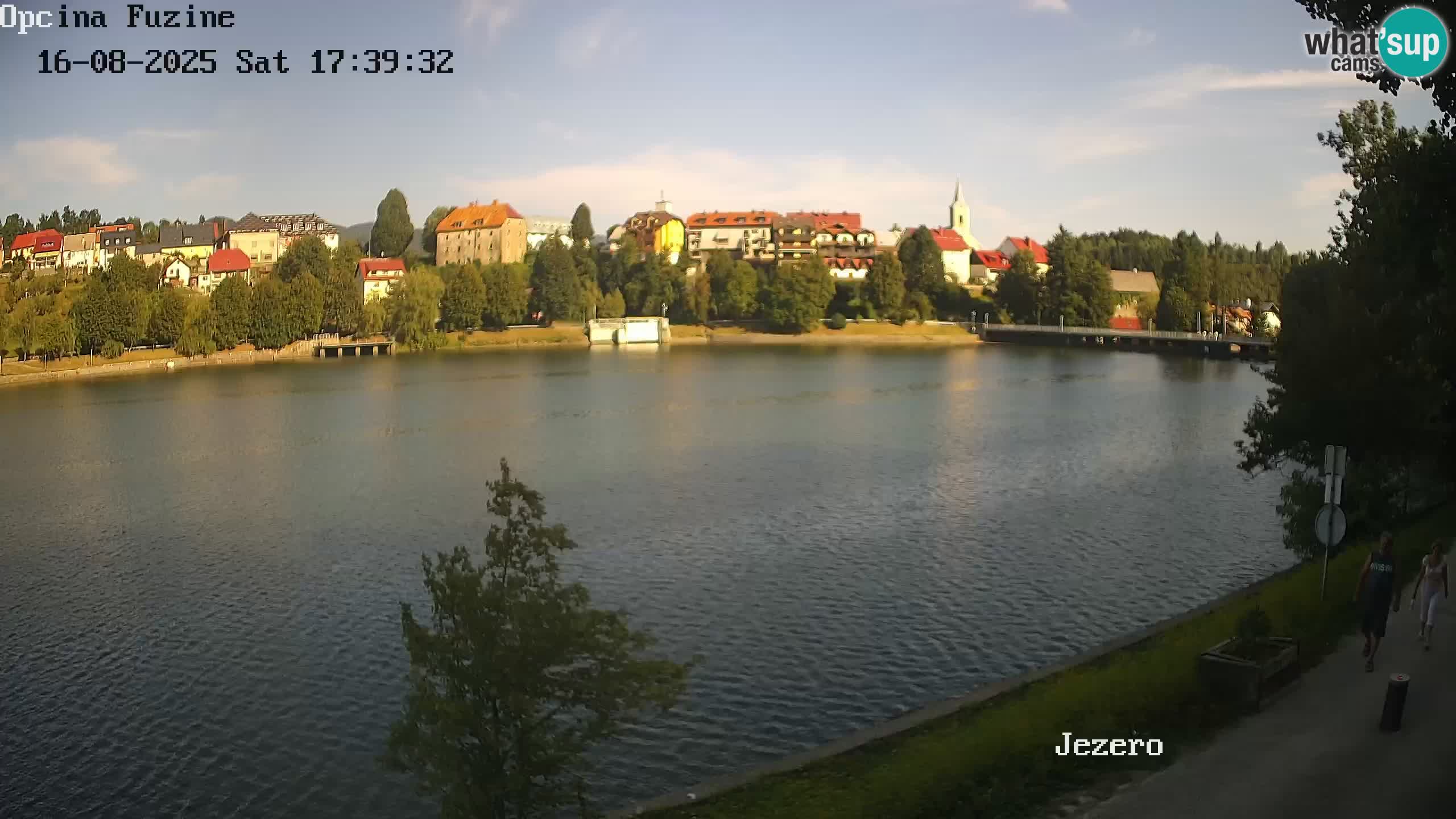 Bajersko Jezero web kamera Fužine